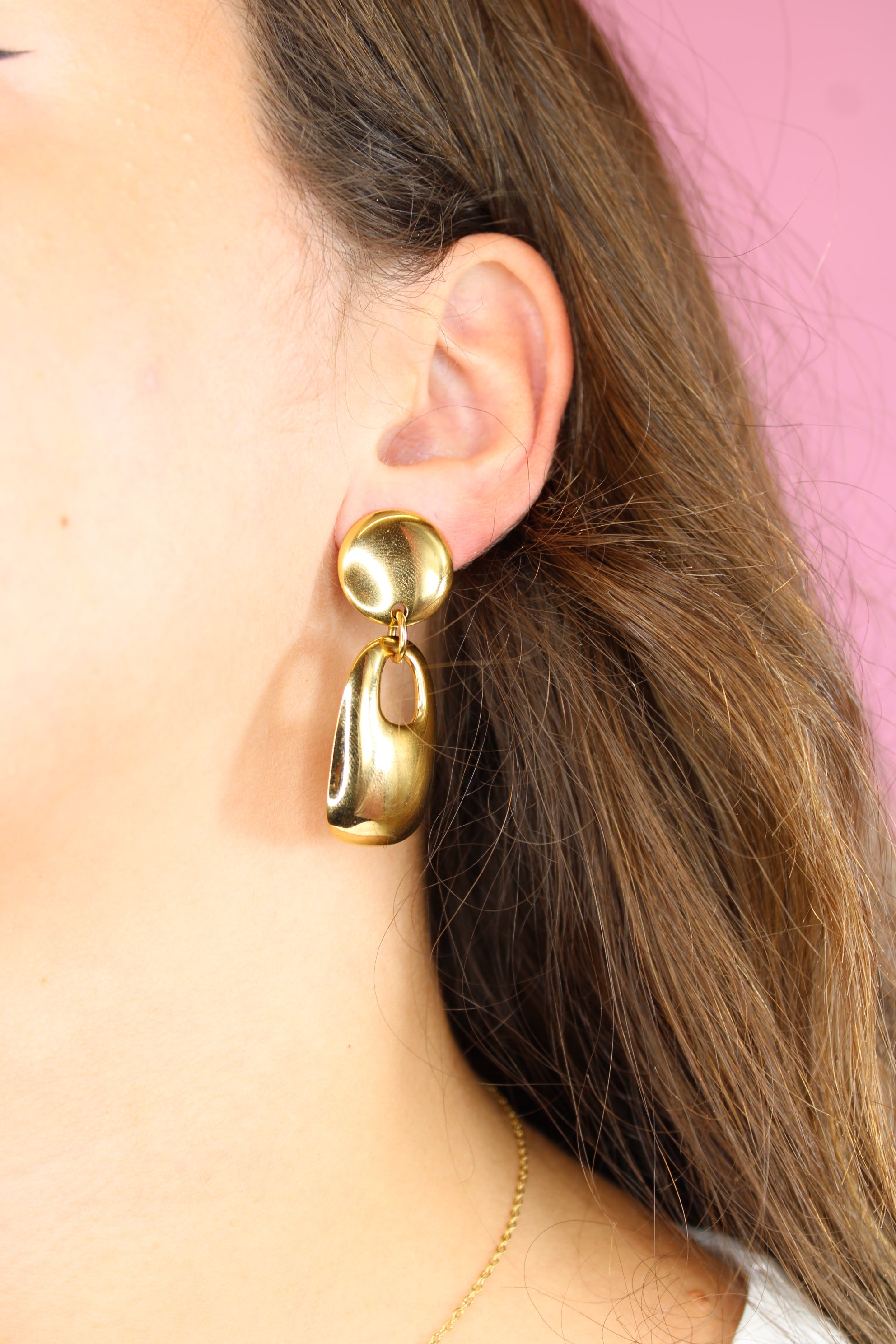 Boucles d'oreilles Elyne à clip