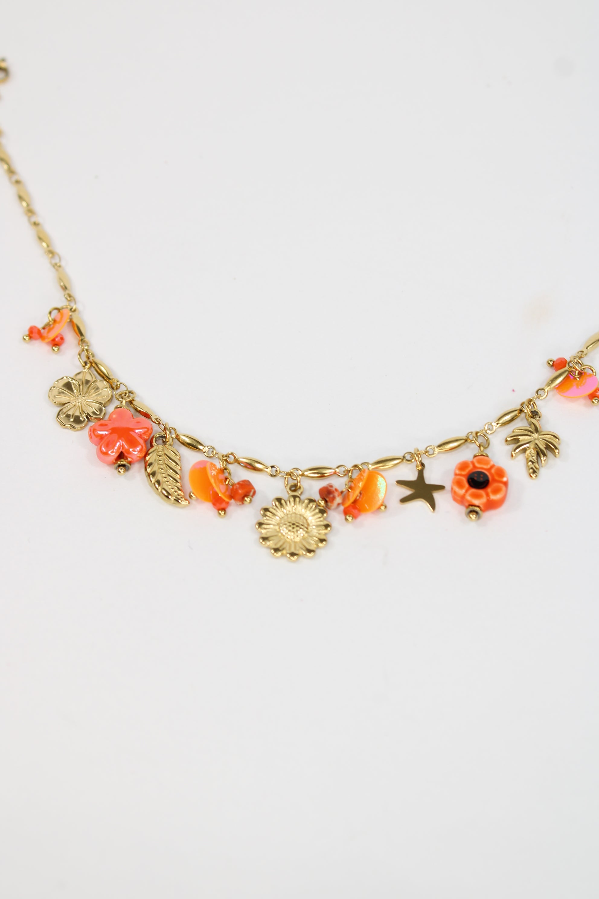 Collier Minda orange