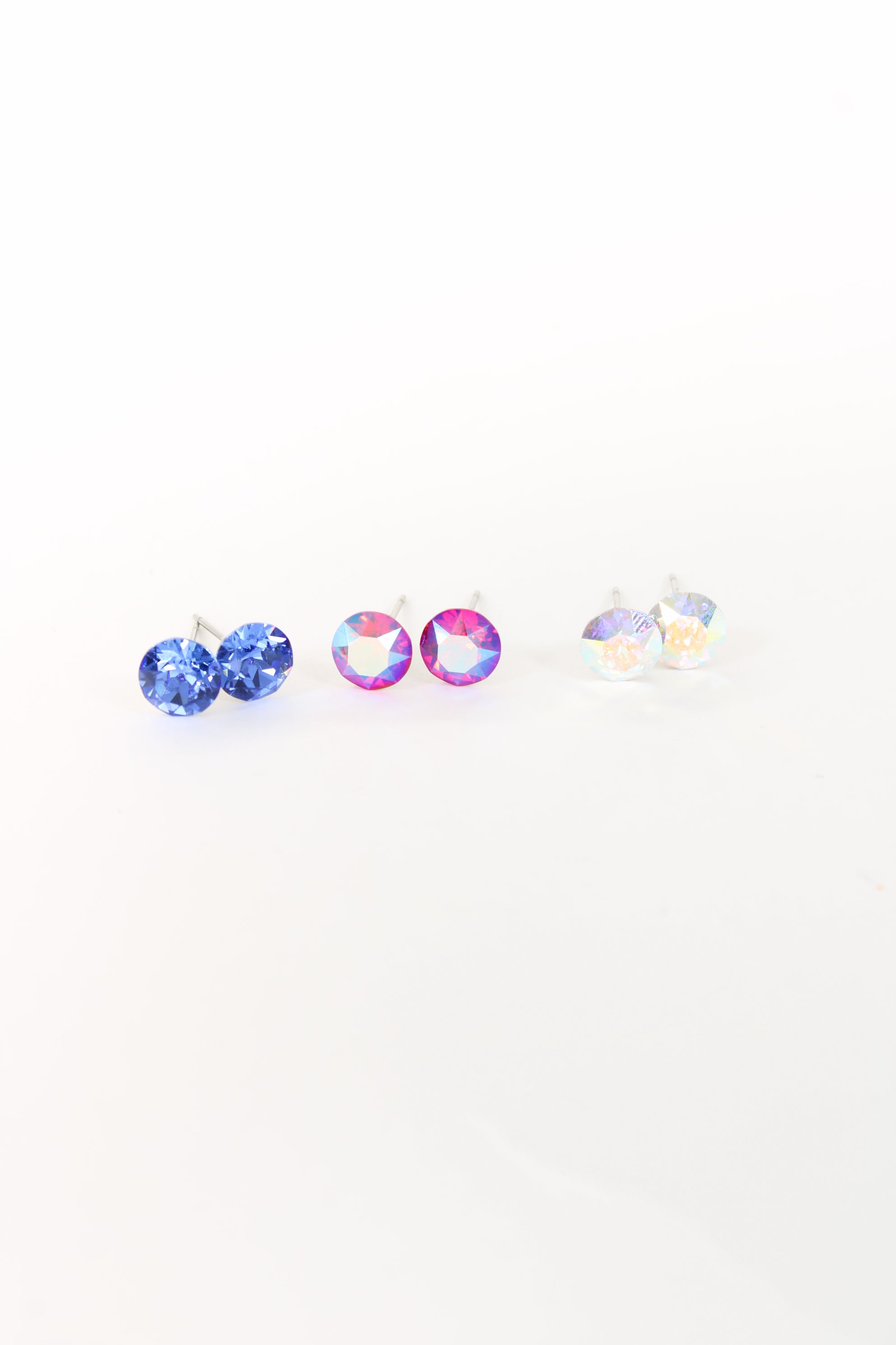 Boucles Bloom — Puces d’oreilles en cristaux Swarovski éclatants