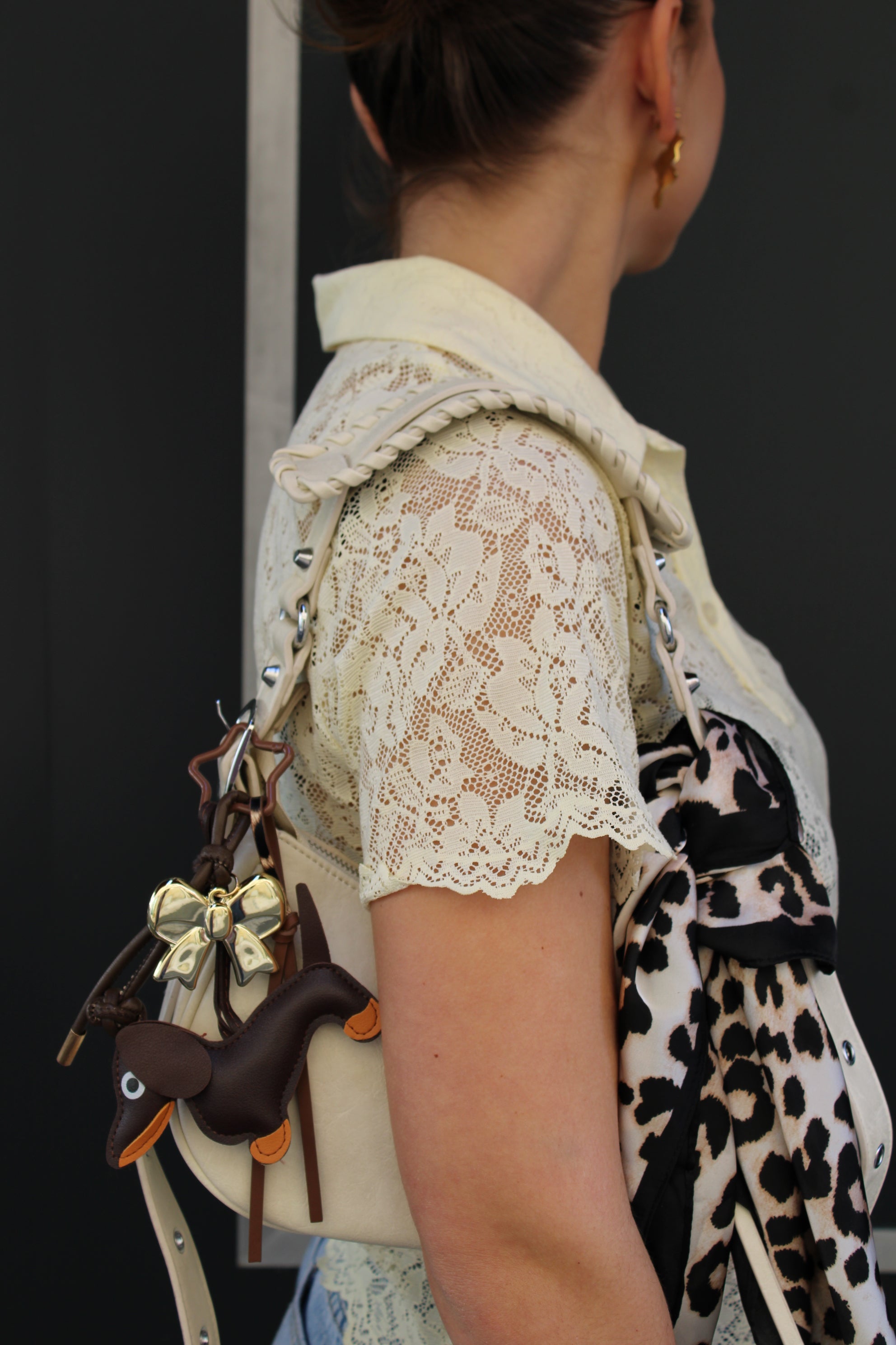 Grigri Teckel avec foulard