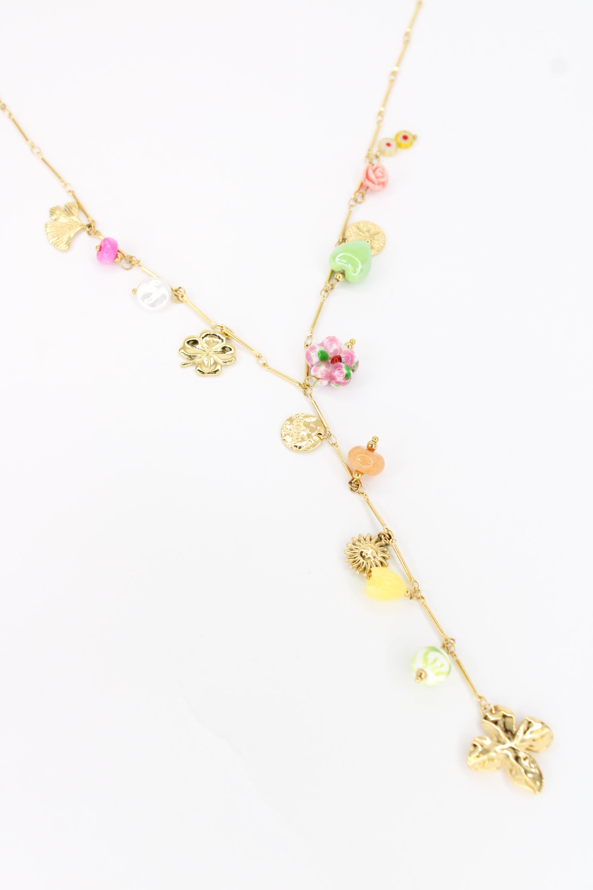 🌈 Collier Ahélya – Collier Coloré & Breloques Fantaisie