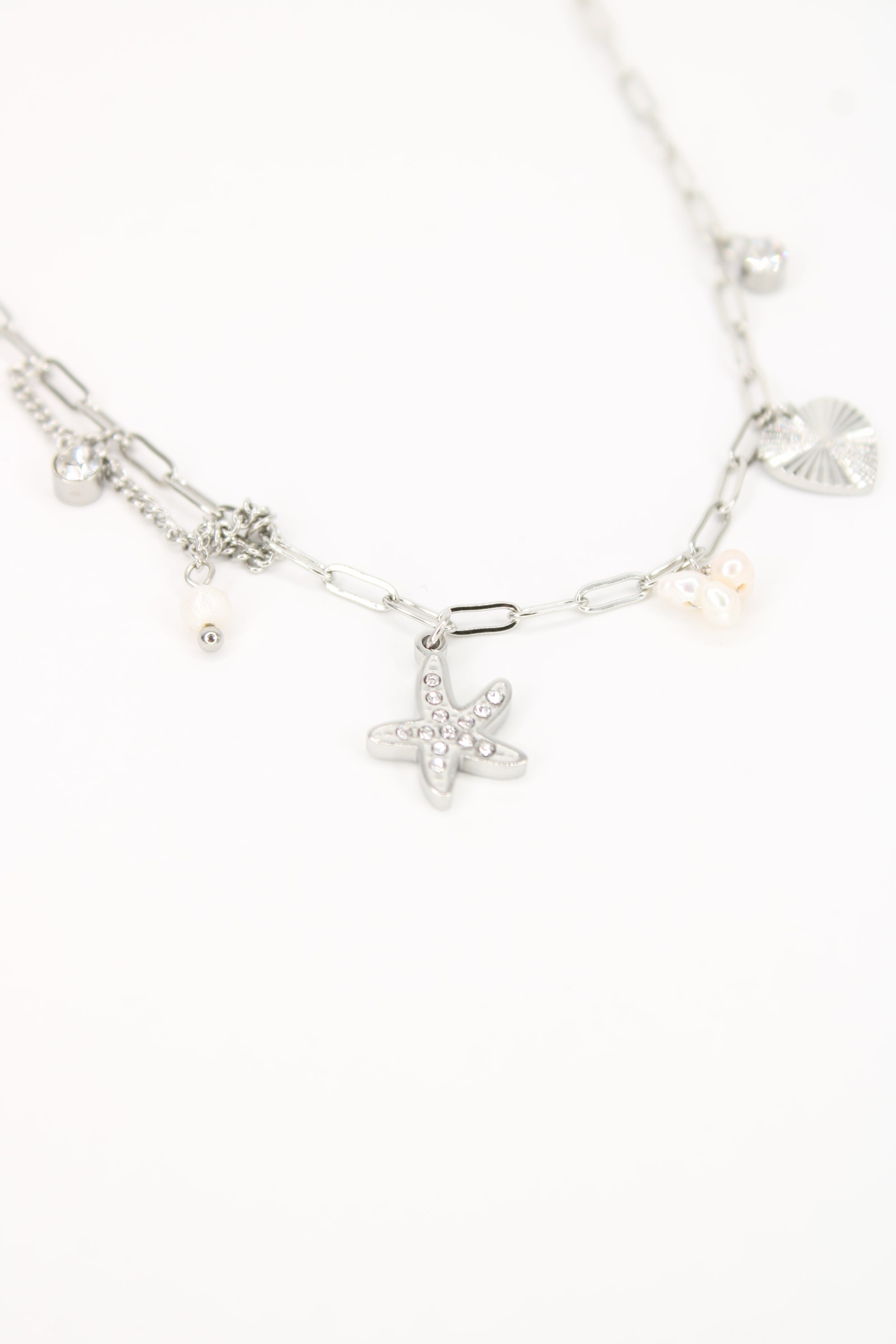 🌊 Collier Naïa – Collier Étoile de Mer & Cœur Doré