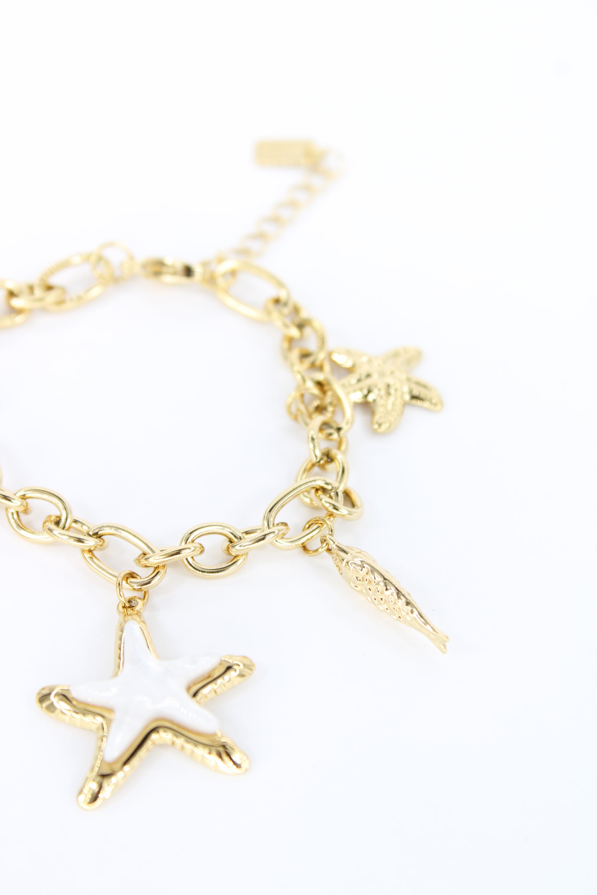 🌊 Bracelet Océana – Bracelet Charms Étoile de Mer et Coquillage