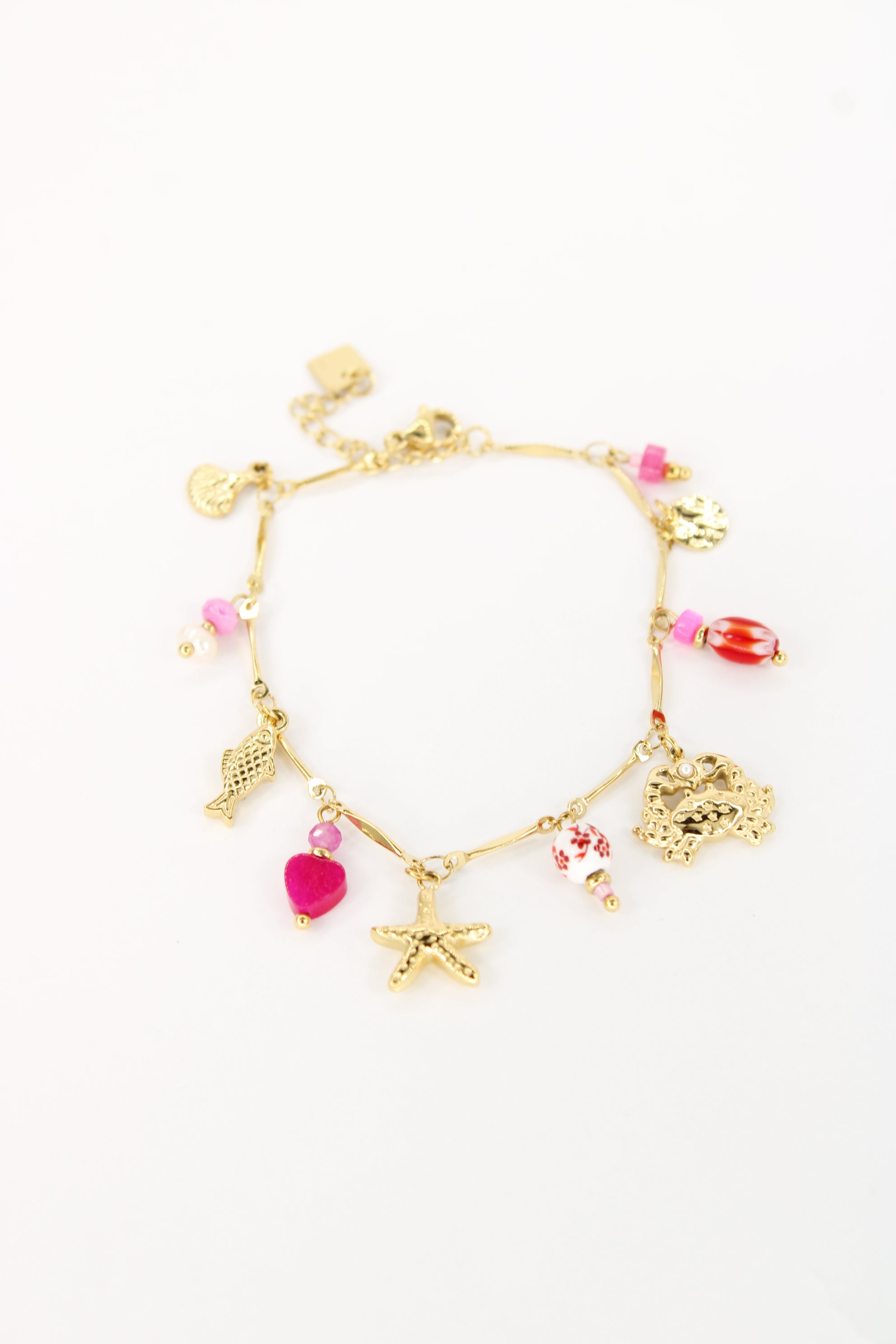 🌊 Bracelet Capri – Bracelet Charms Marin Coloré