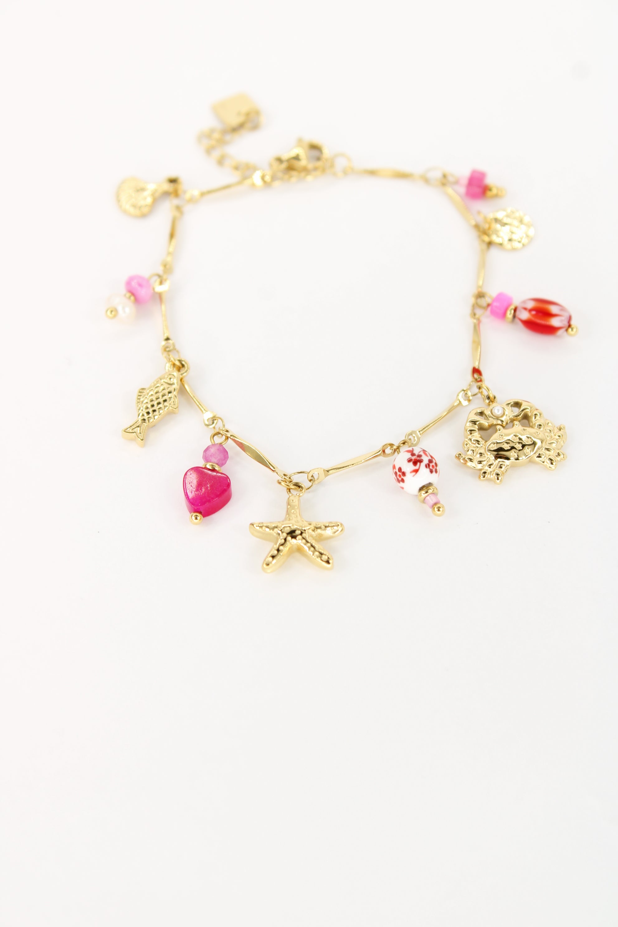 🌊 Bracelet Capri – Bracelet Charms Marin Coloré