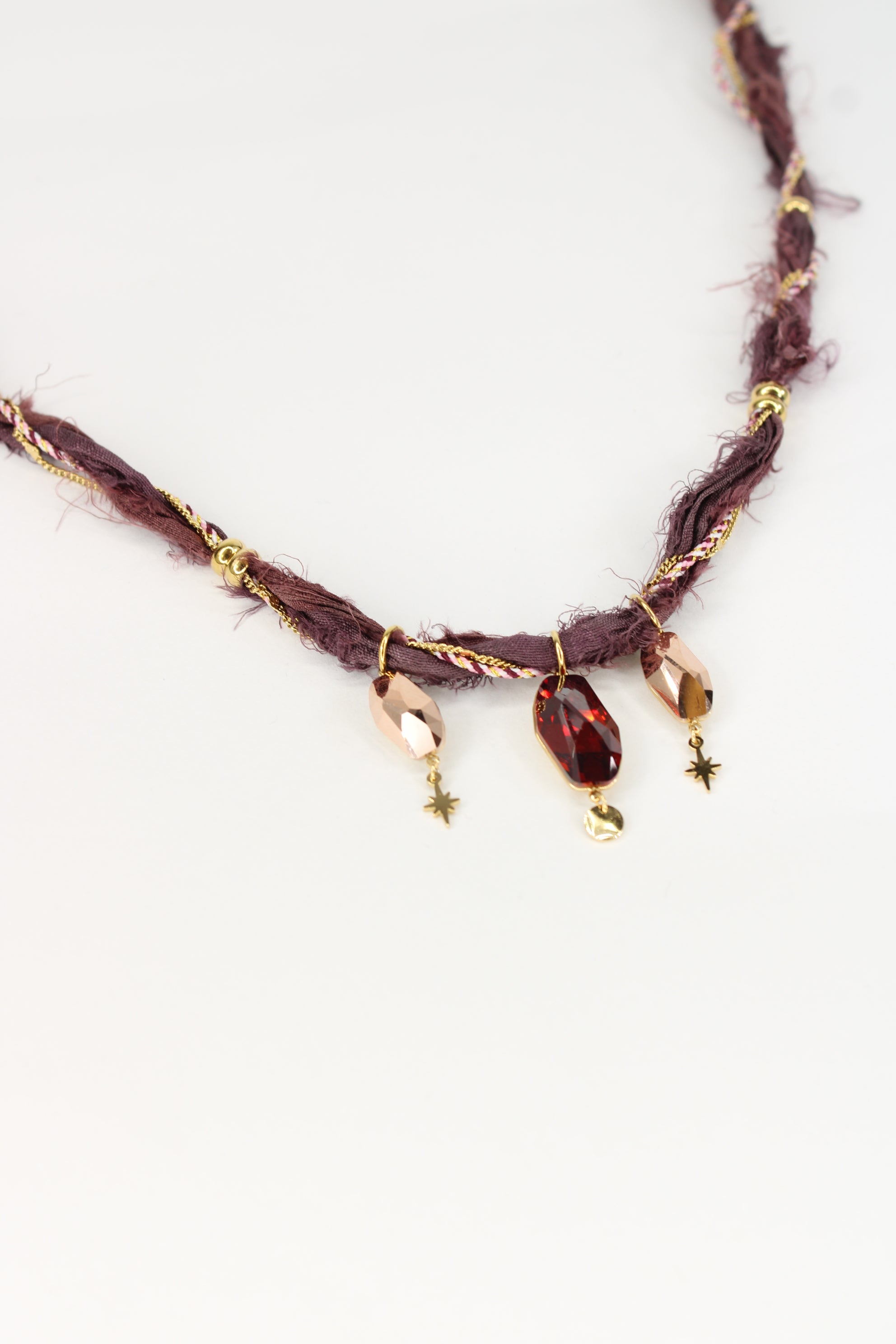 Collier Alicia (Violet Foncé)