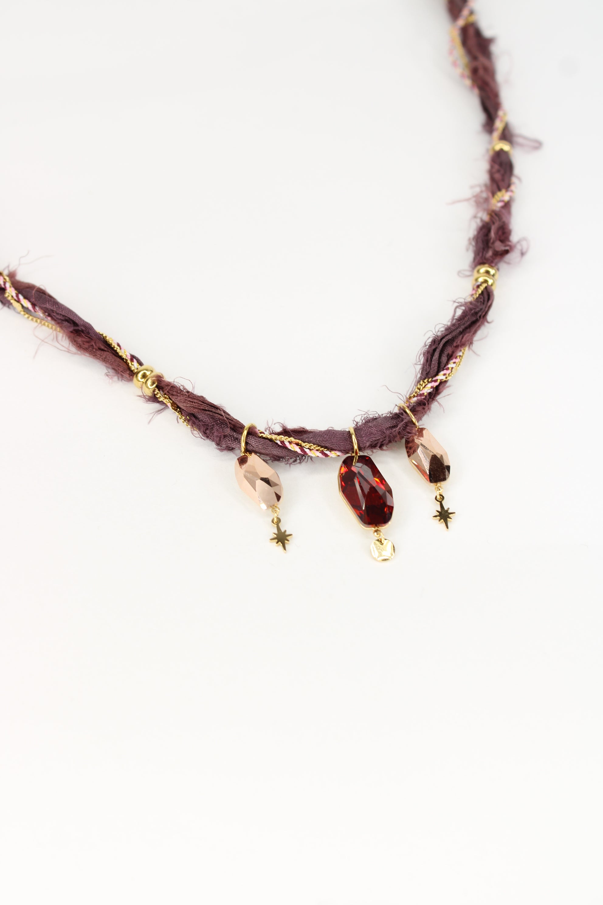 Collier Alicia (Violet Foncé)