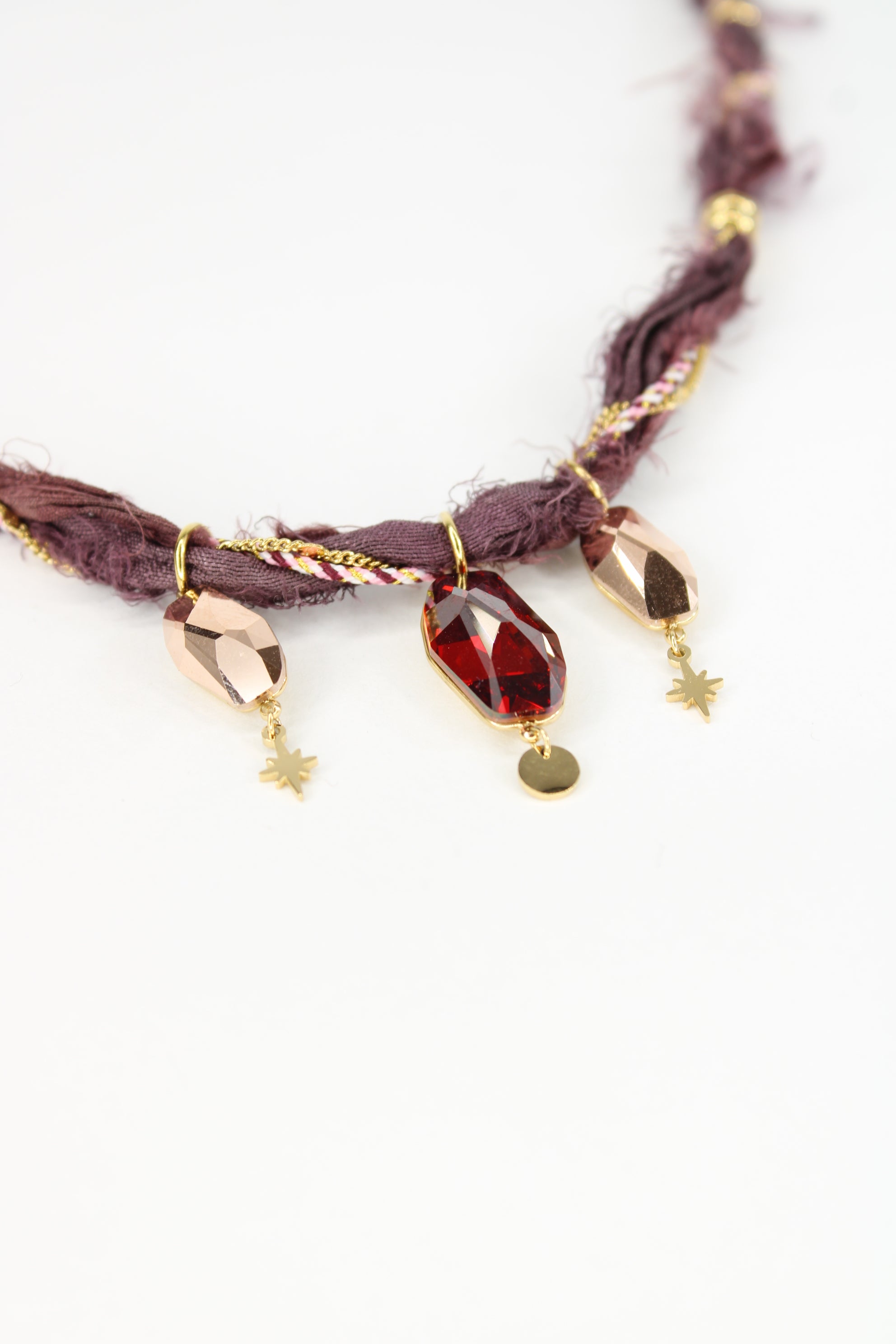 Collier Alicia (Violet Foncé)