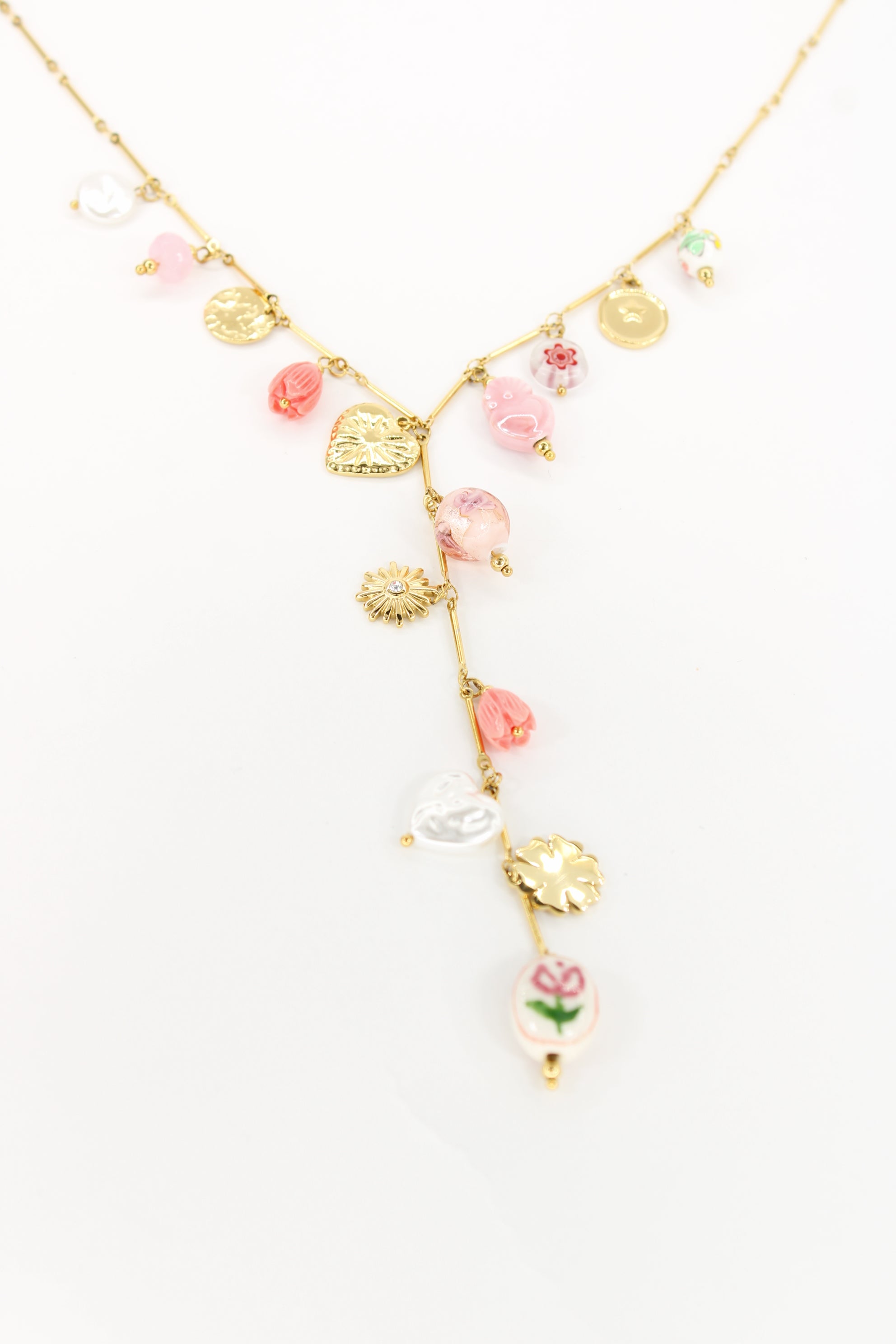 ☀️ Collier Tropica – Collier Charms Été et Perles Colorées