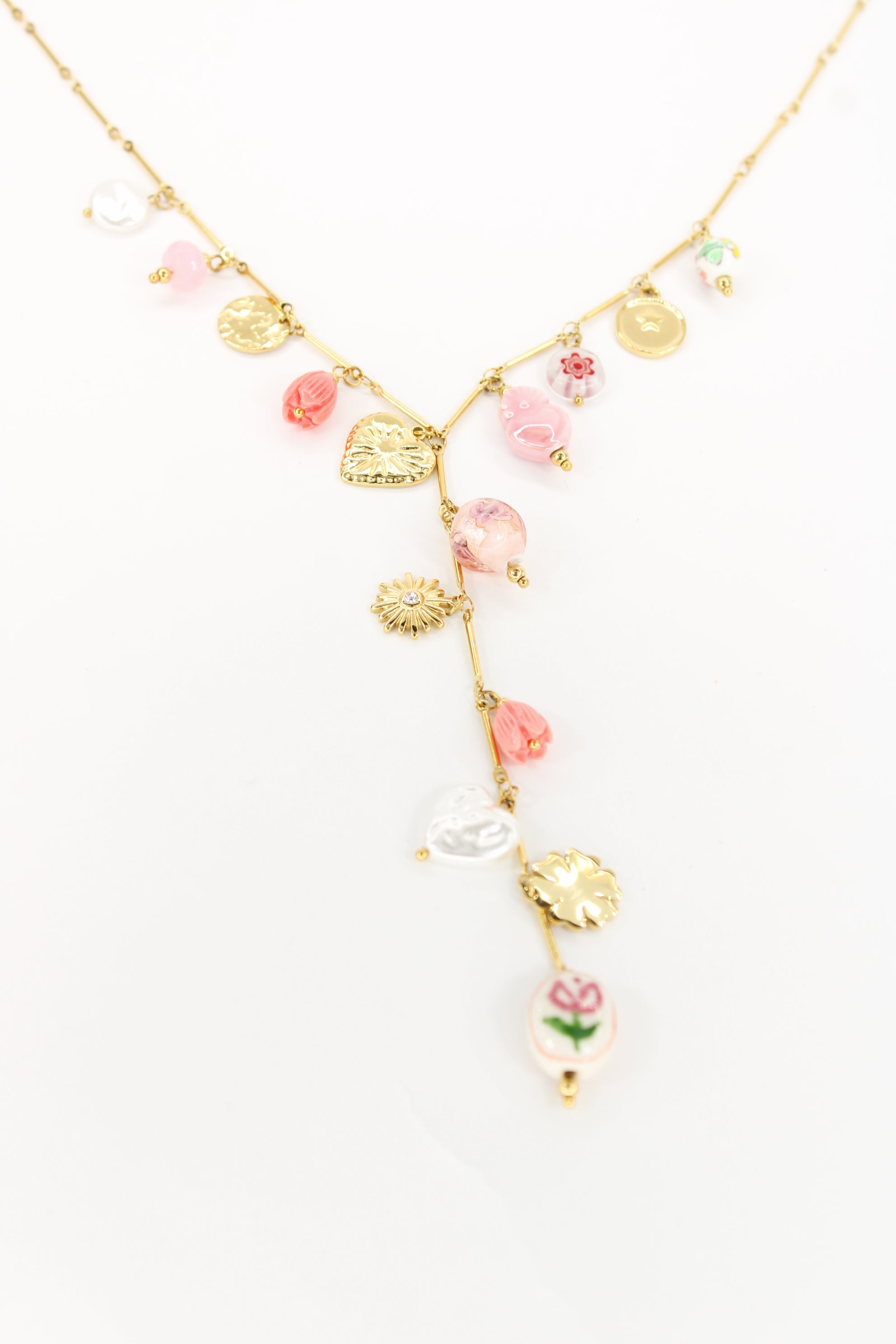 ☀️ Collier Tropica – Collier Charms Été et Perles Colorées