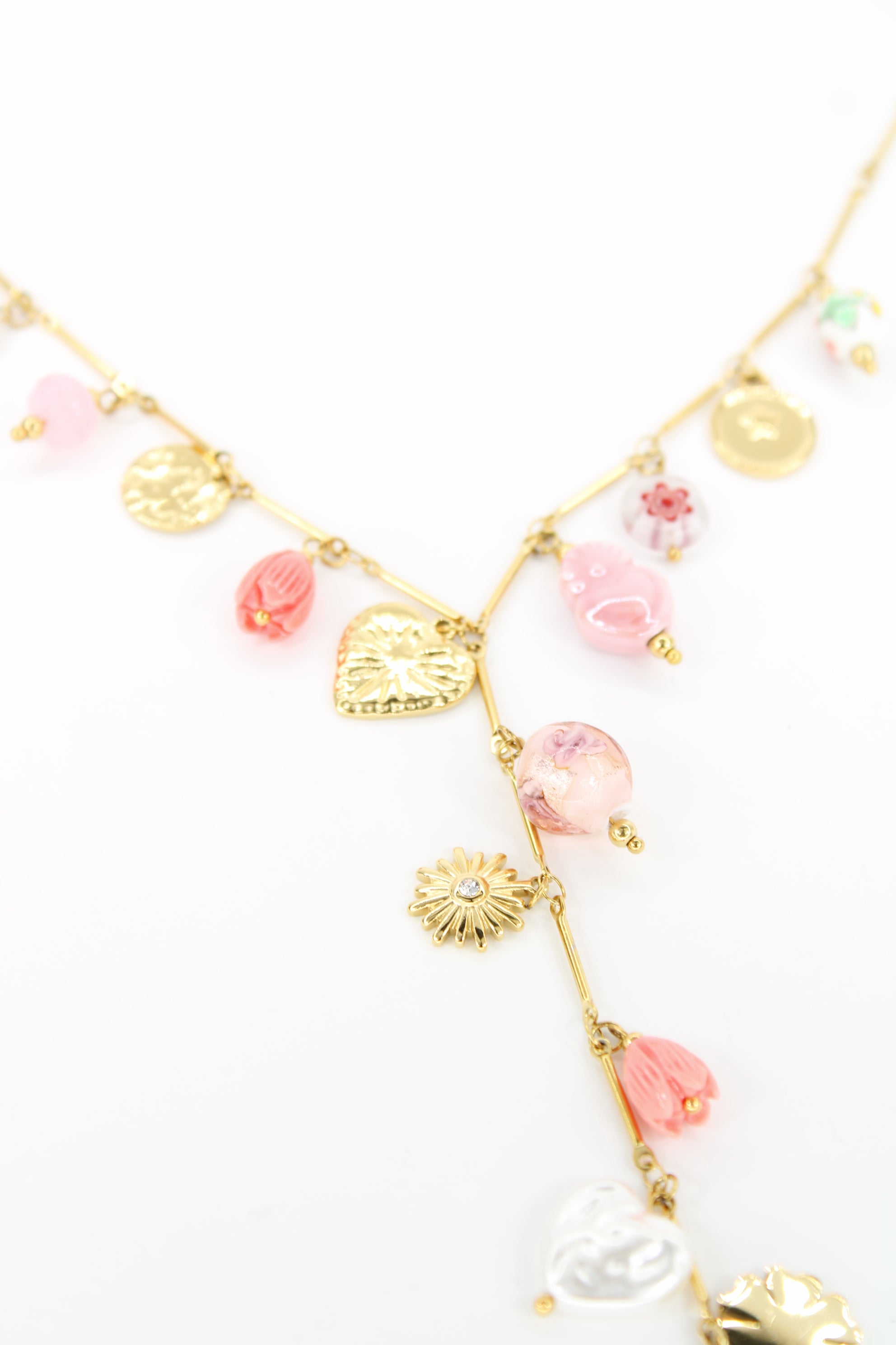 ☀️ Collier Tropica – Collier Charms Été et Perles Colorées