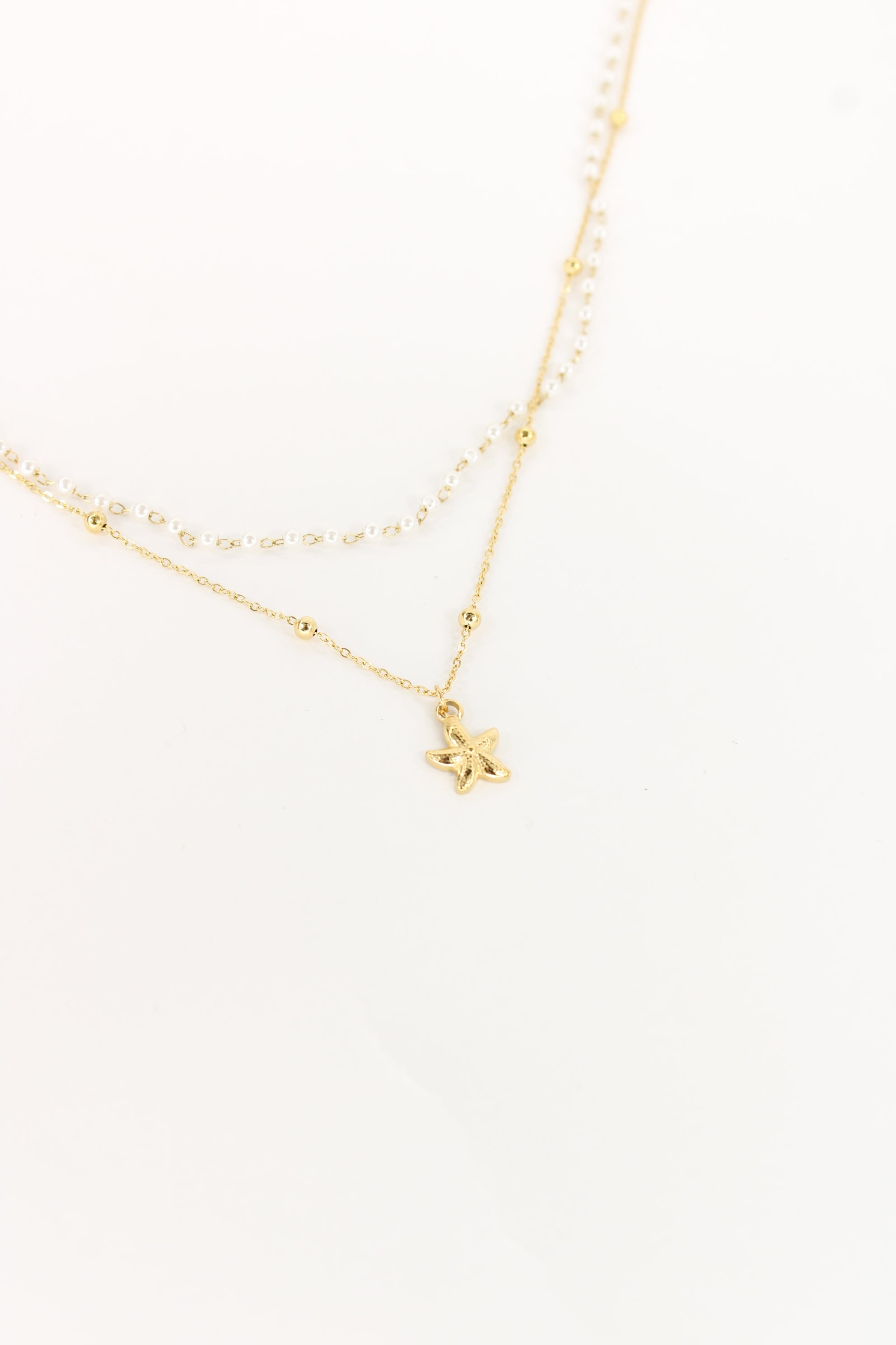 🌊 Collier Laguna – Collier Étoile de Mer et Perles