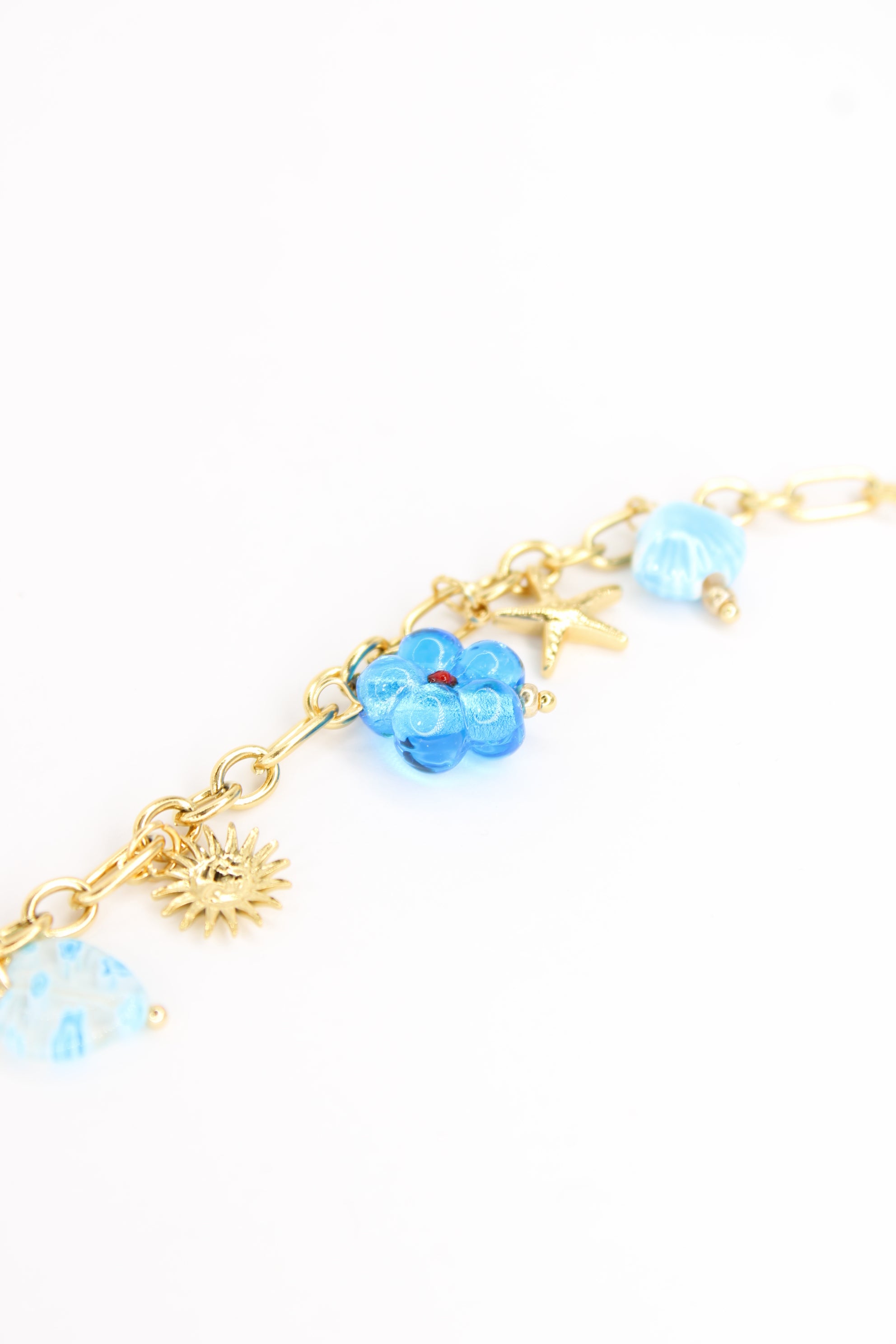 ✨ Bracelet Fidji – Charms Soleil & Étoile de mer