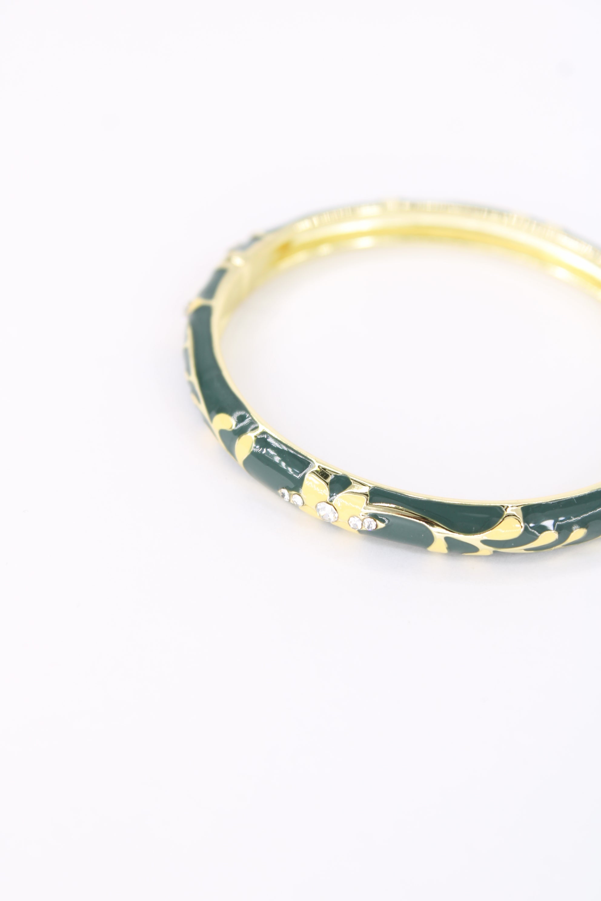 ✨ Jonc Lizéa – Émail Coloré & Cristaux