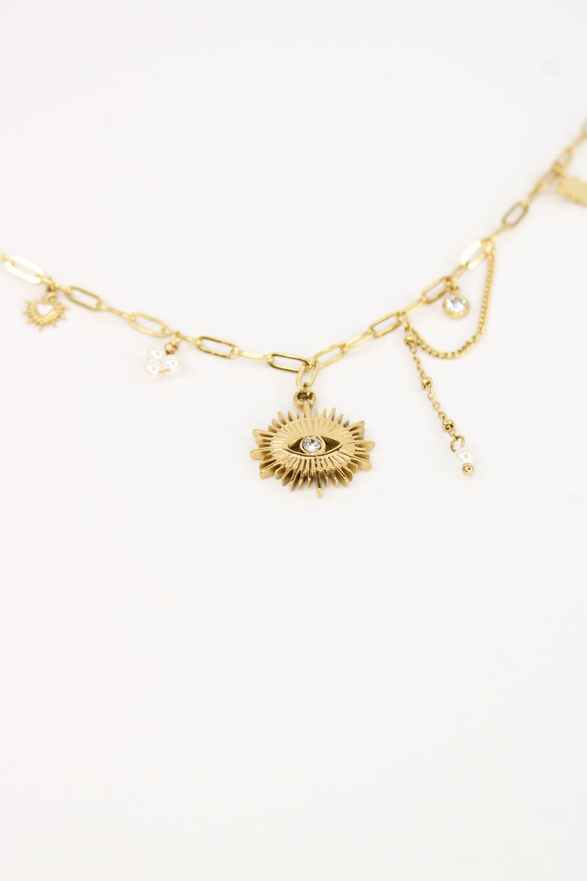 Collier Mykonos blanc