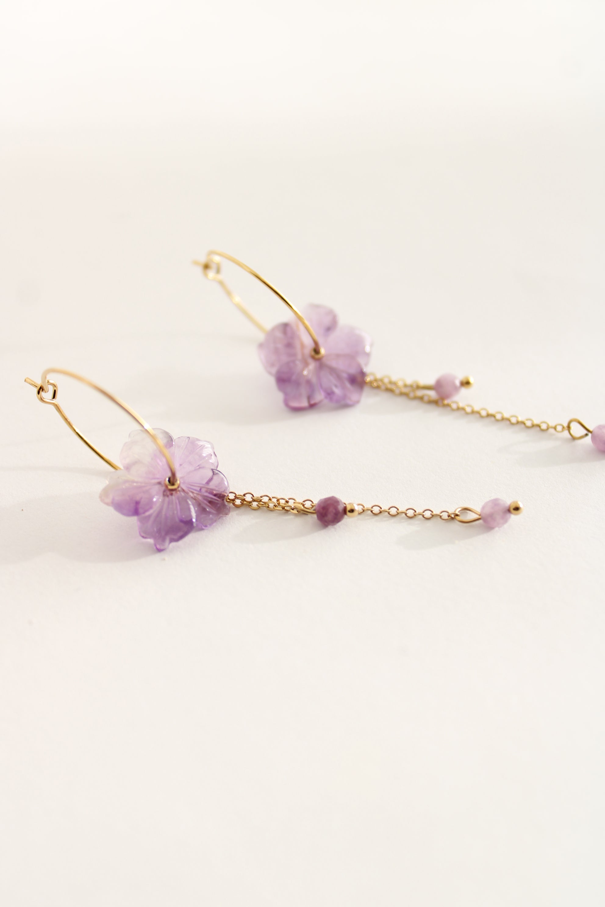 Boucles Camilia Violette