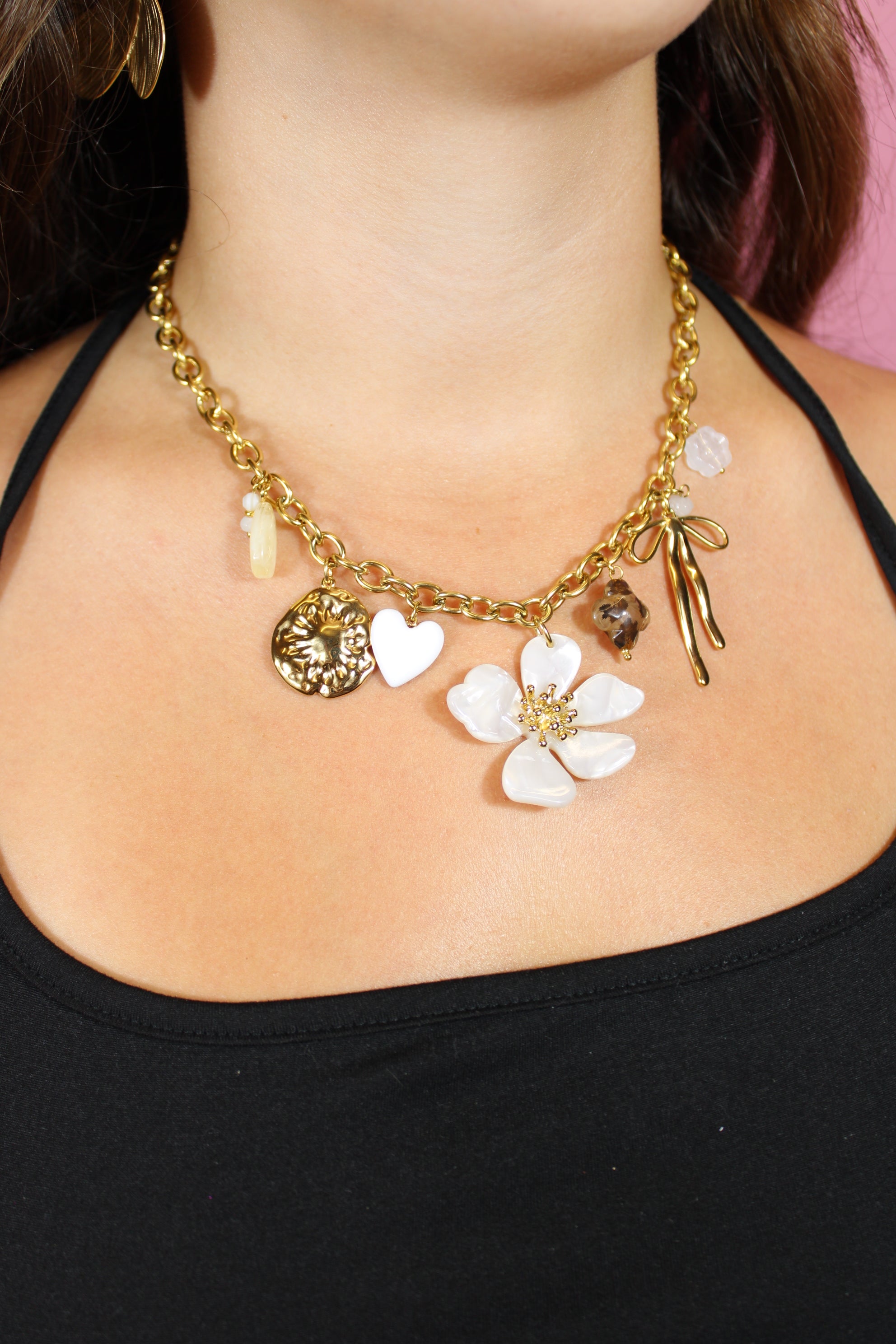 Collier Malya (Marron)