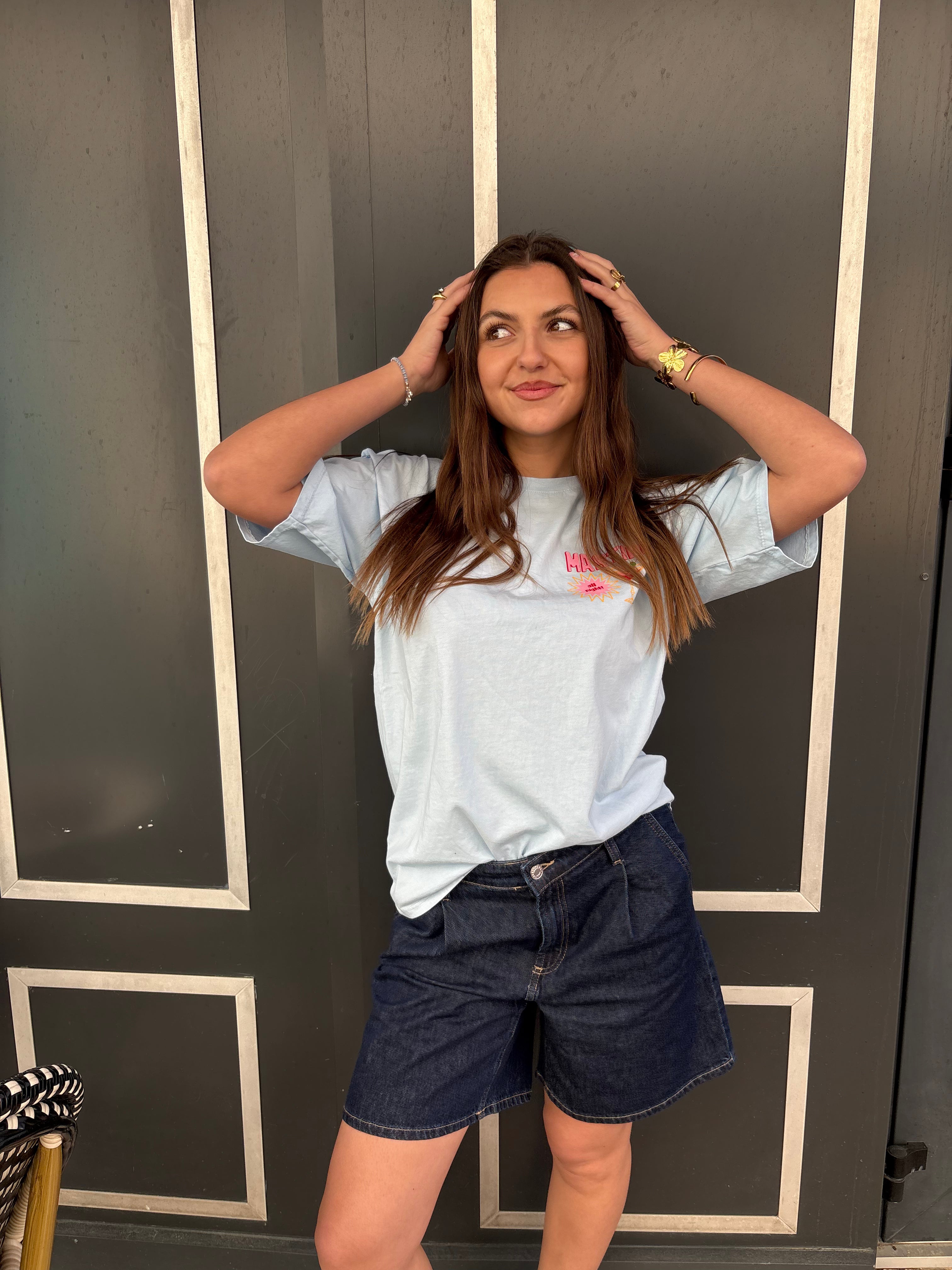 T-shirt Martini bleu