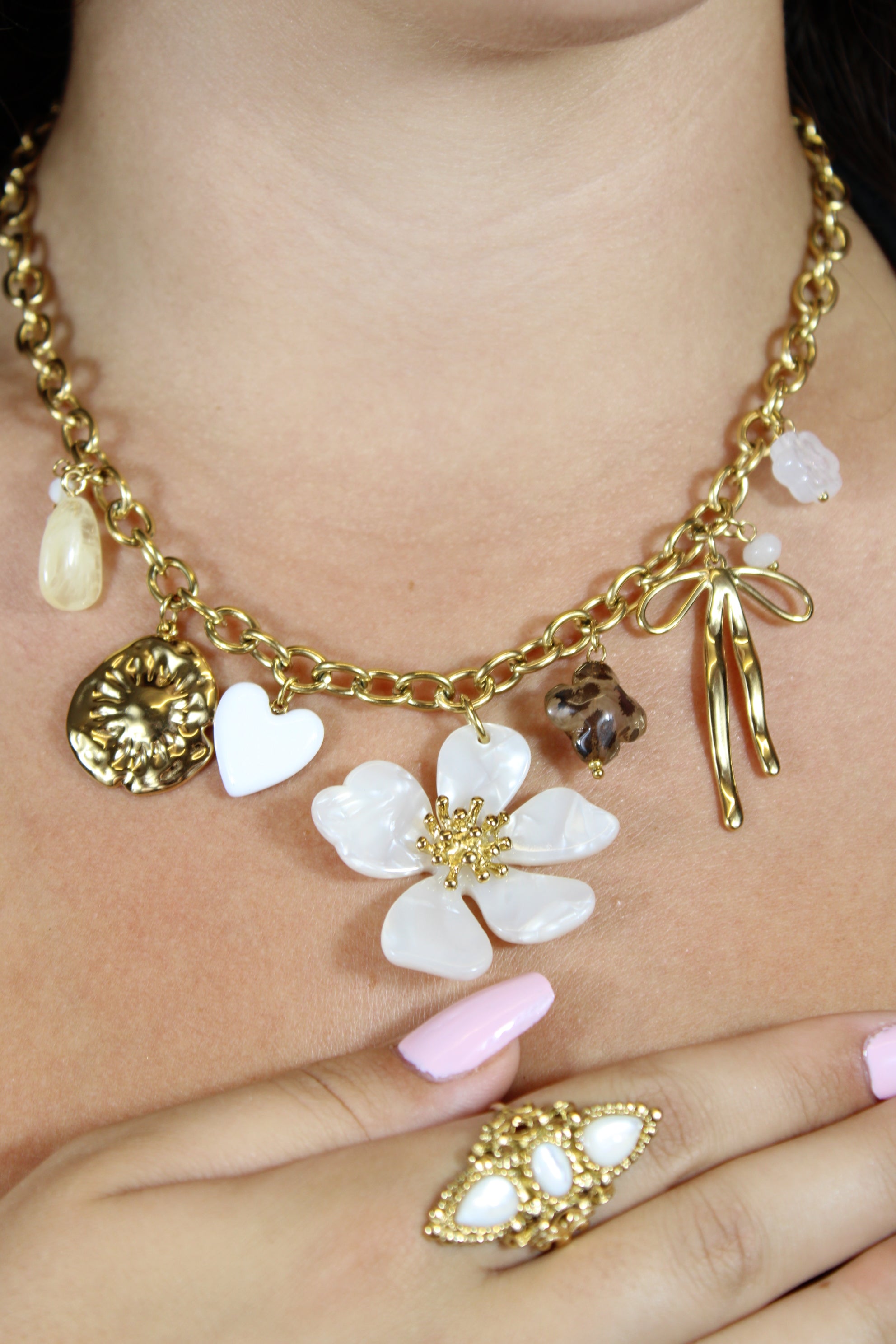Collier Malya (Blanc)