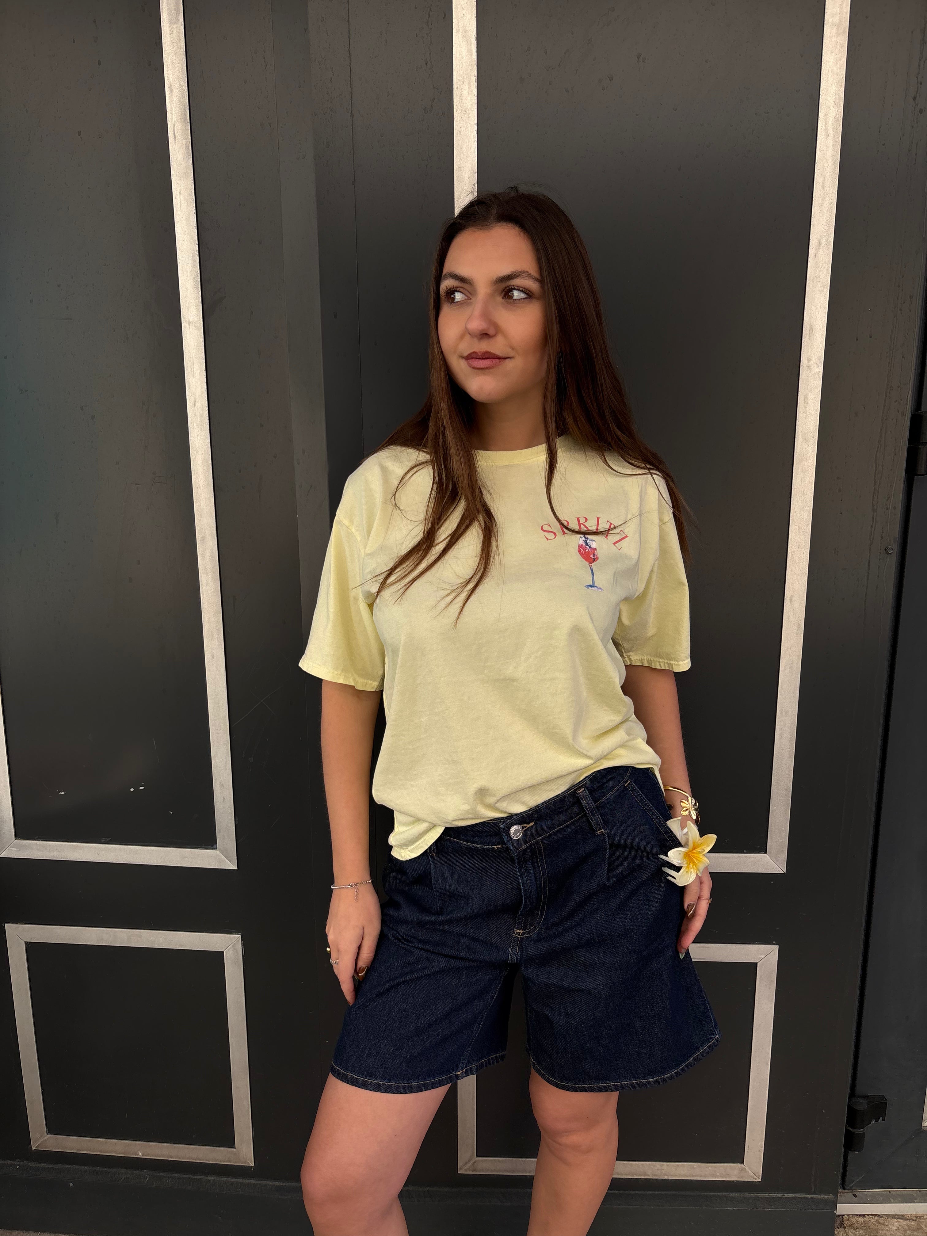 T-shirt Spritz Jaune