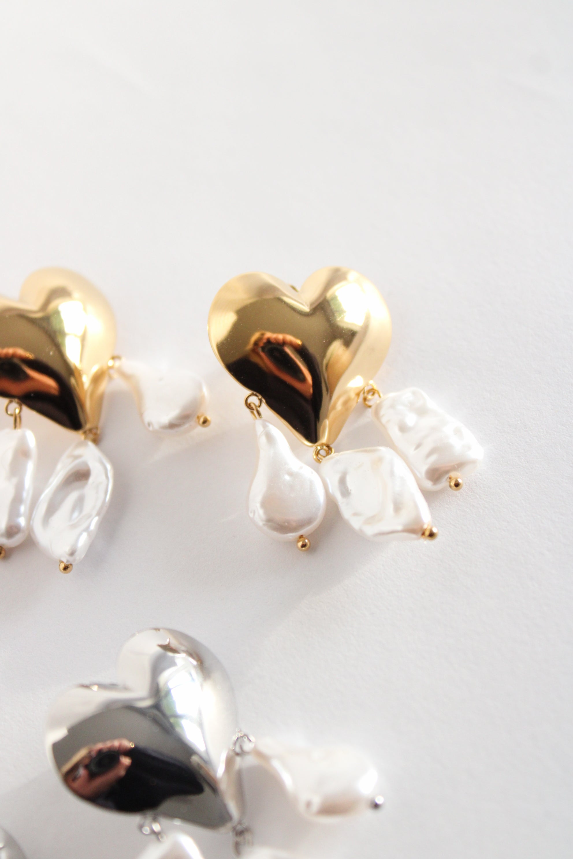 Boucles d'oreilles perles d'amour