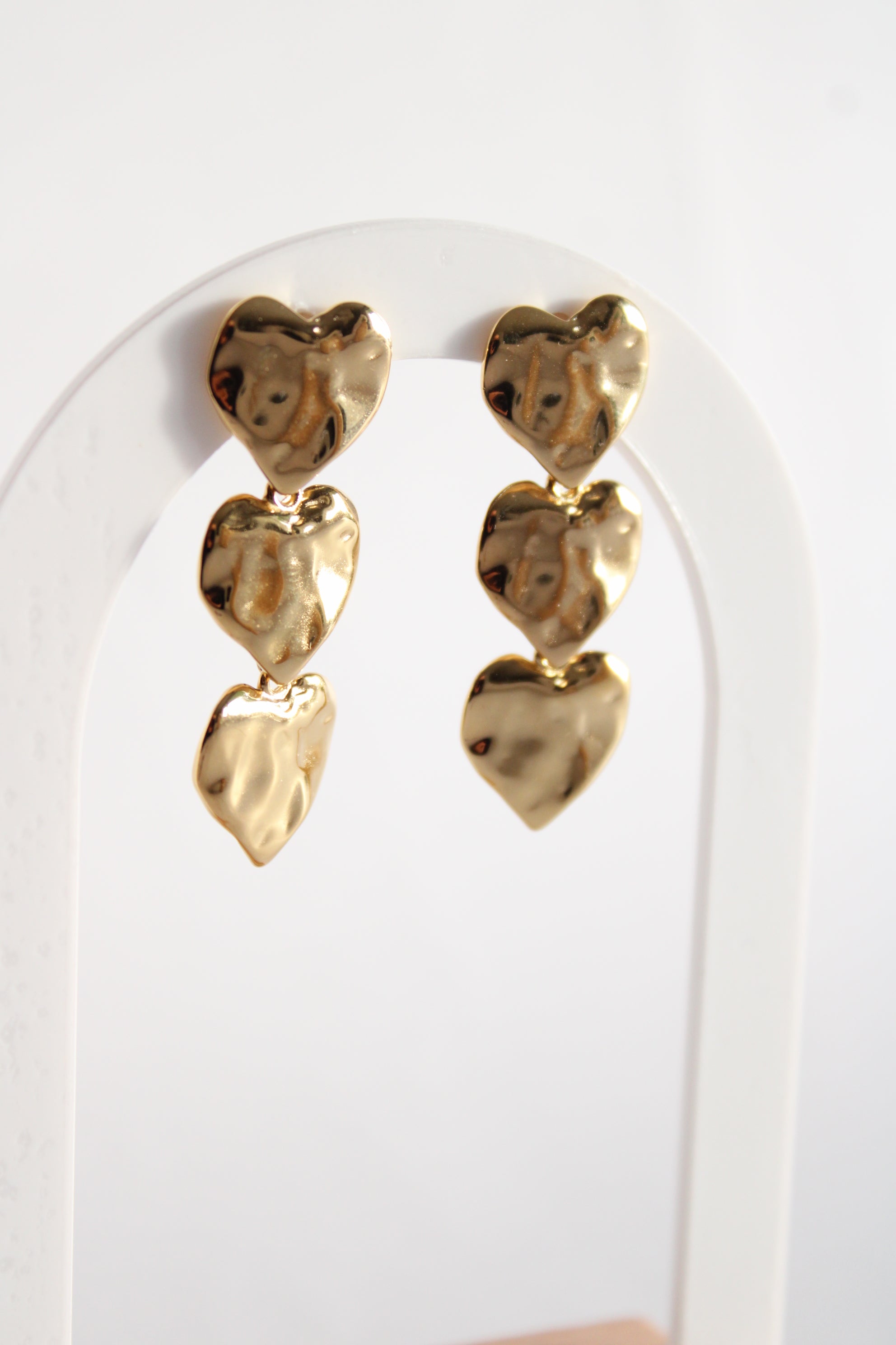 Boucles d'oreilles trilogie d'amour