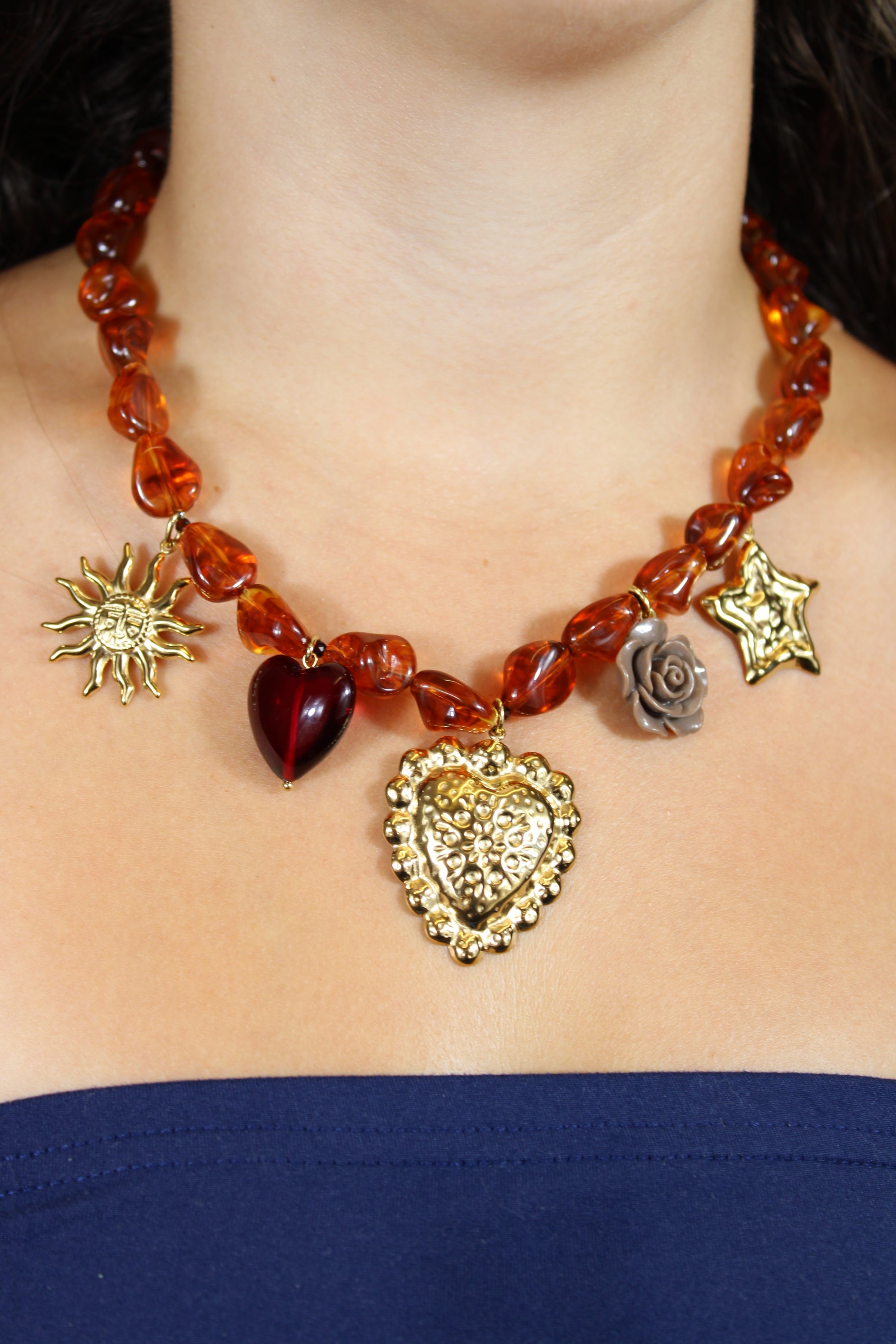 Collier Auréna (Marron)