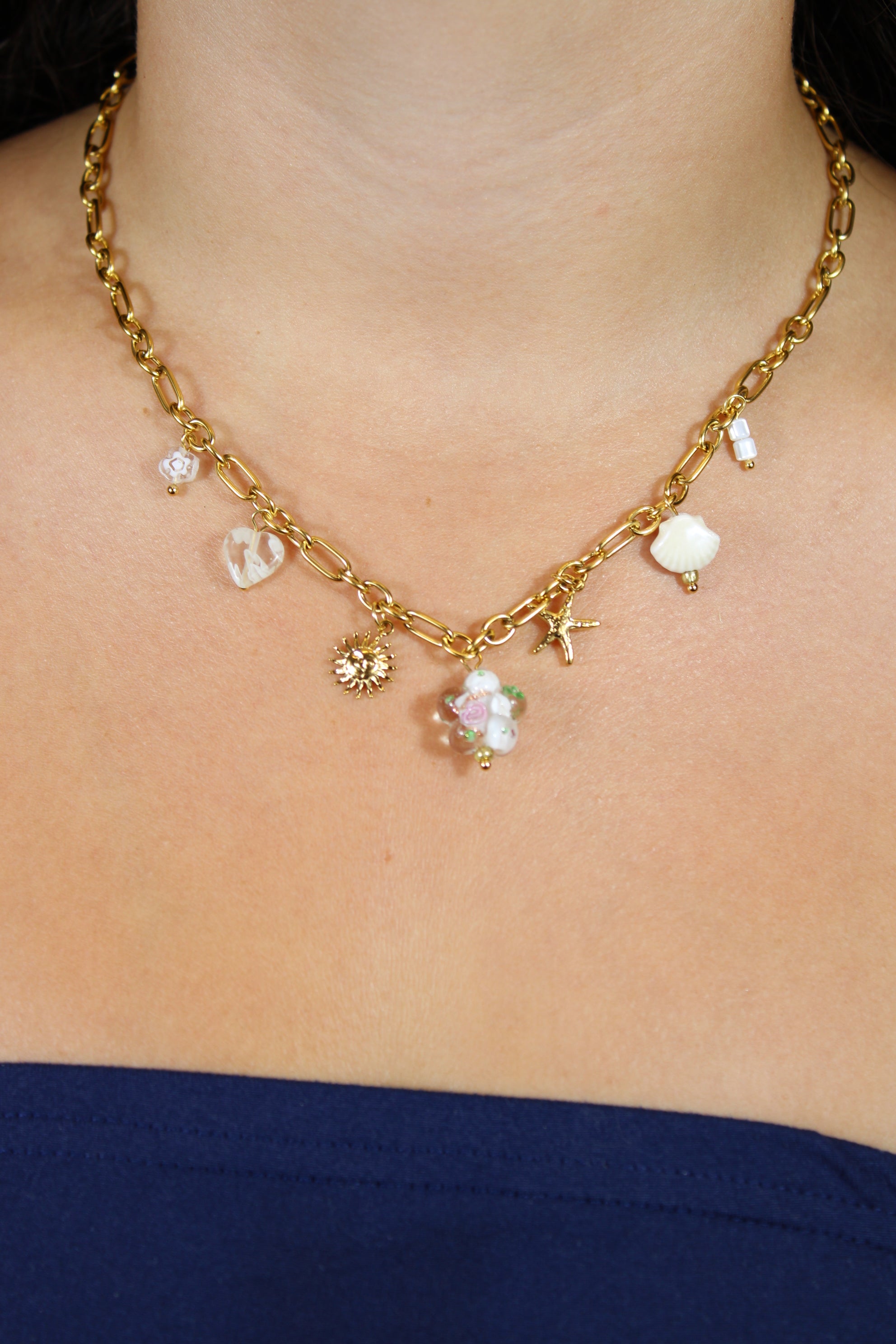 Collier Fidji (Blanc)