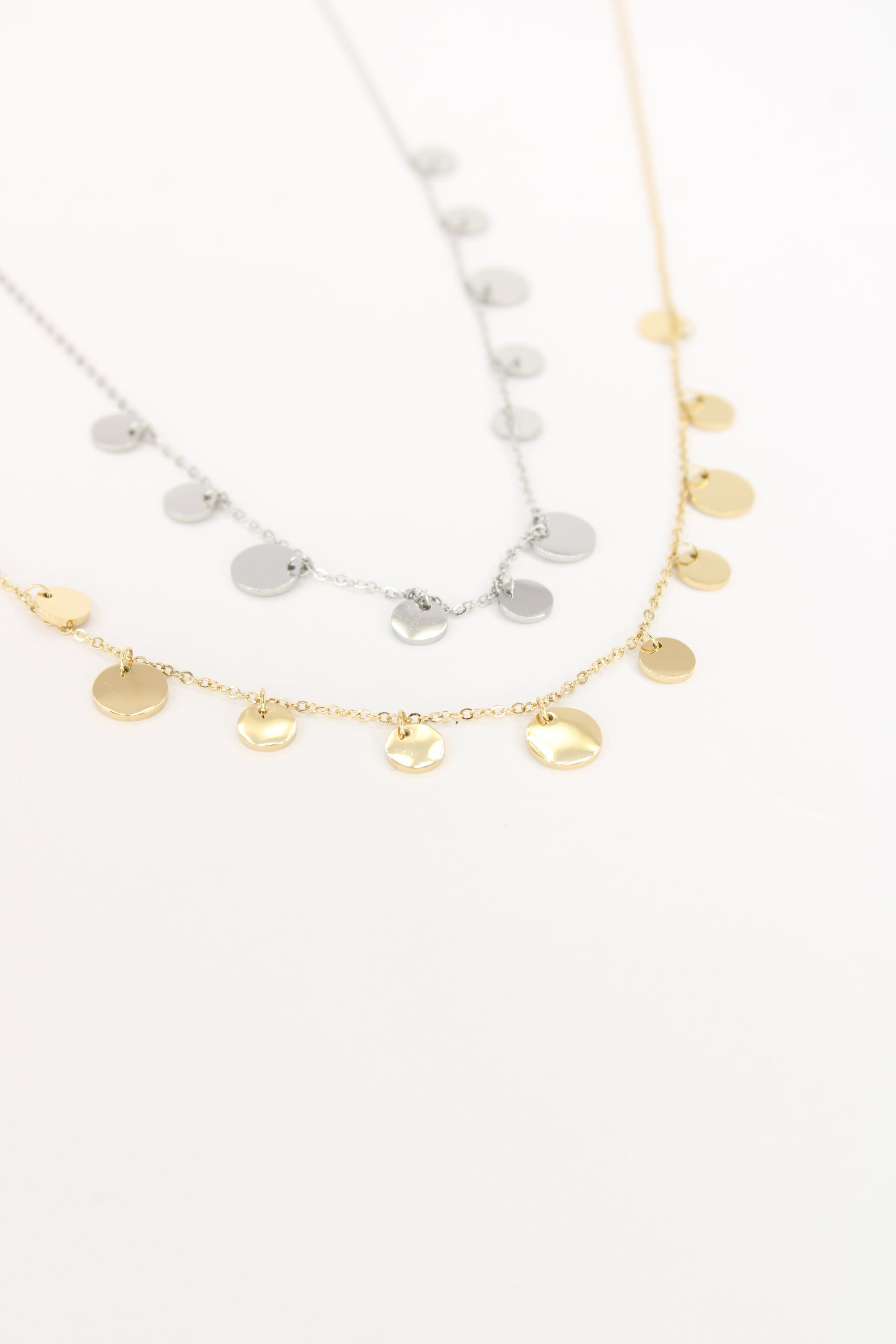 ✨Collier Lunéa - Collier Médaillions Délicats en Acier inoxydable