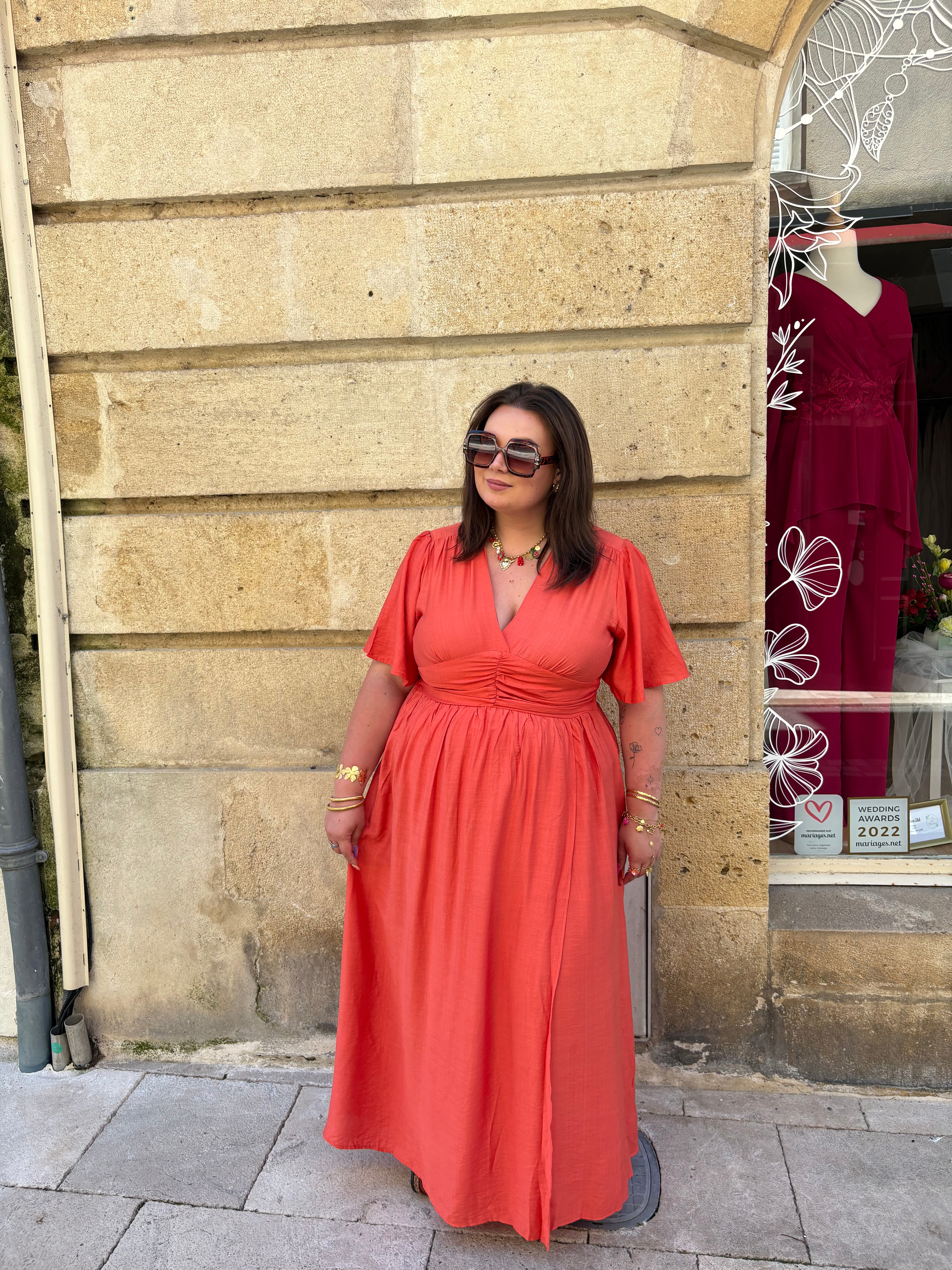 Robe orange