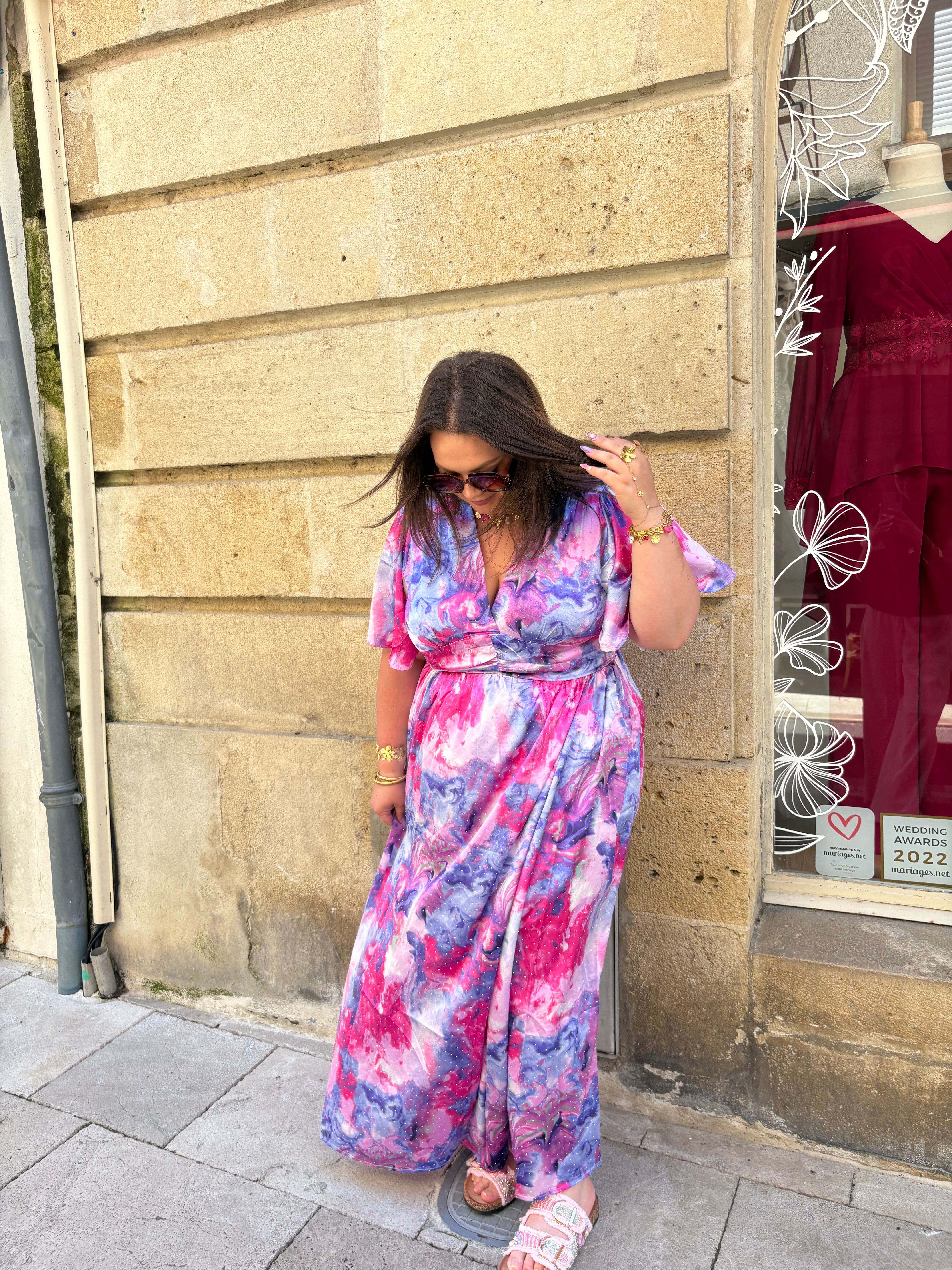 Robe rose/bleu (GT)