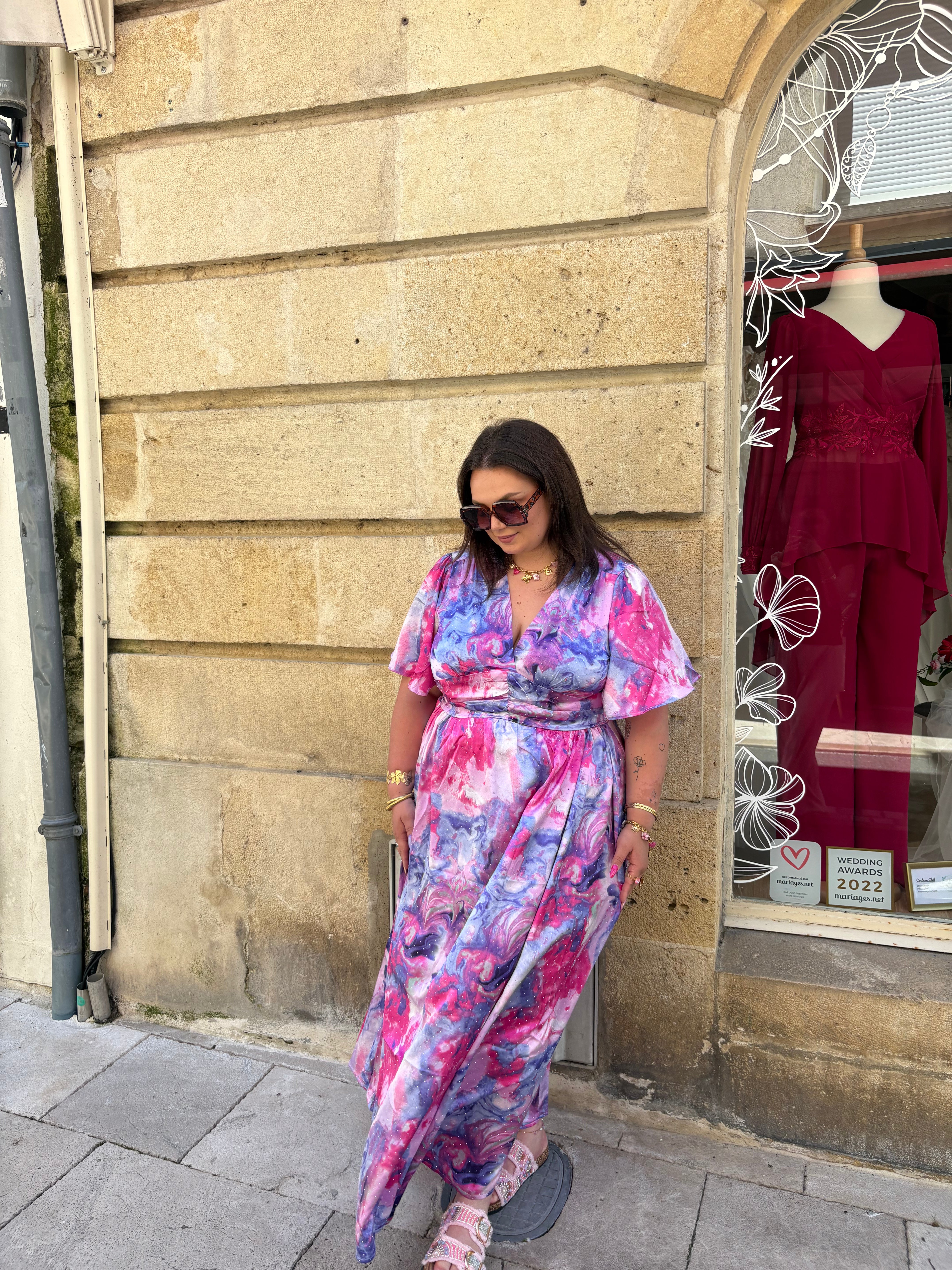 Robe rose/bleu (GT)