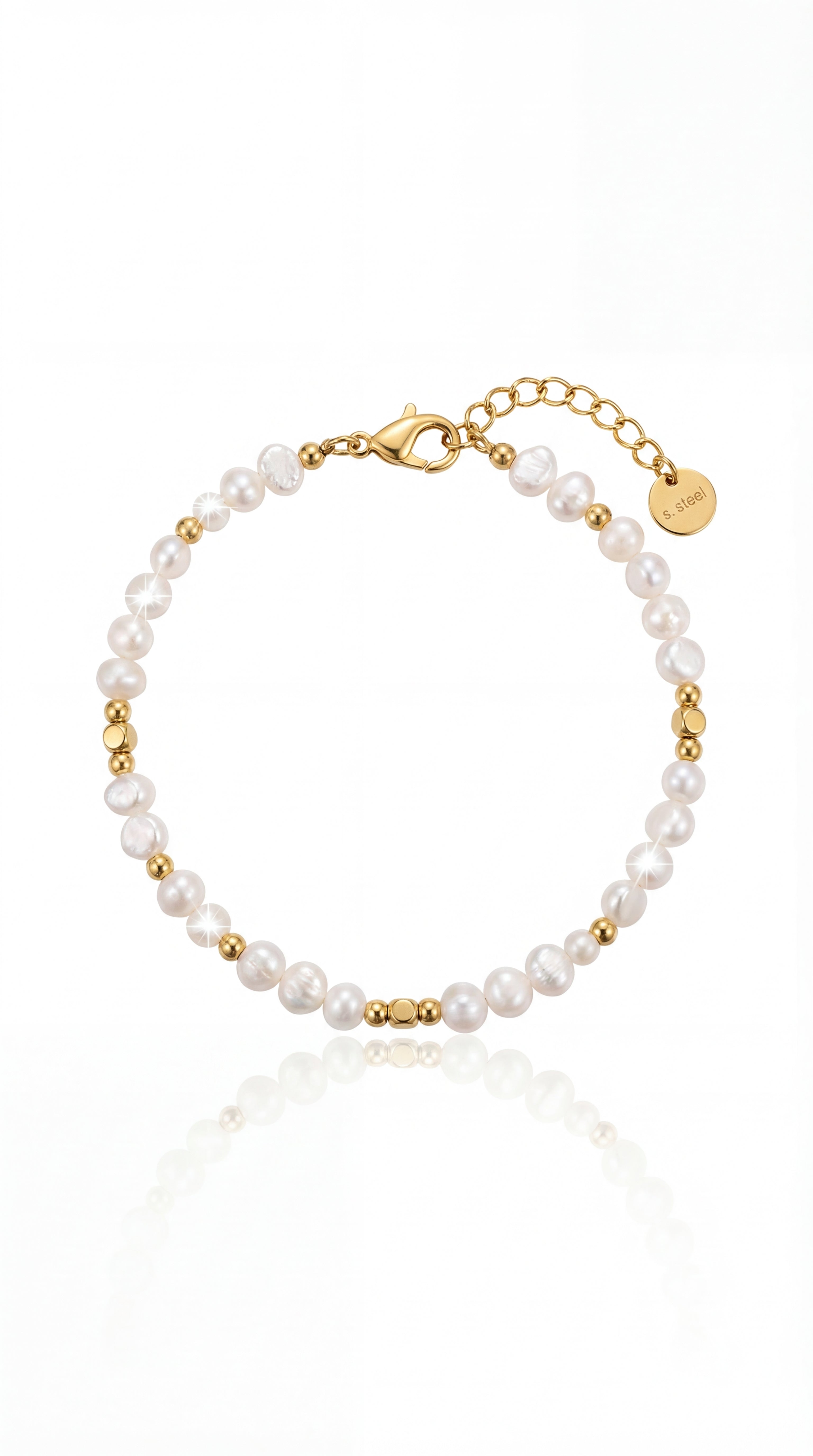 ✨ Bracelet Prenium – Perles lumineuses & élégantes