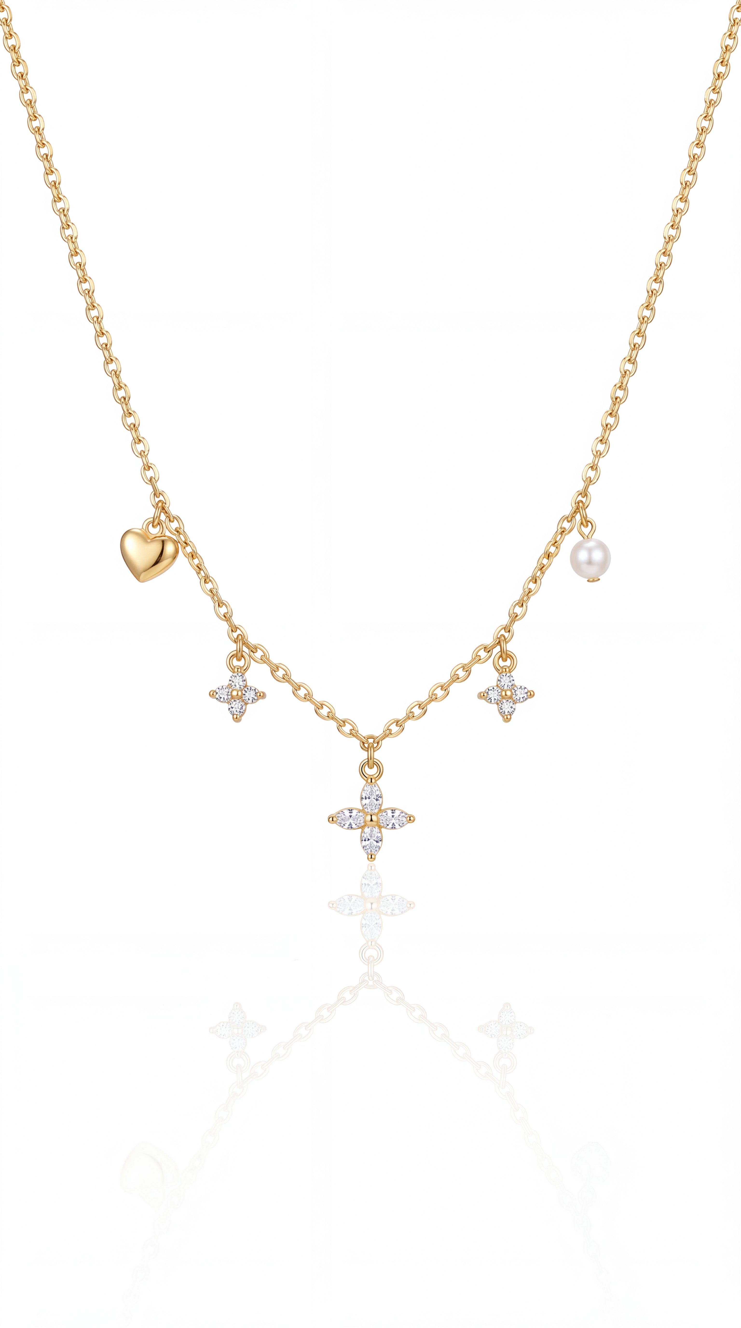 Collier Mila – Ras de cou Multi-Pampilles en Acier Inoxydable