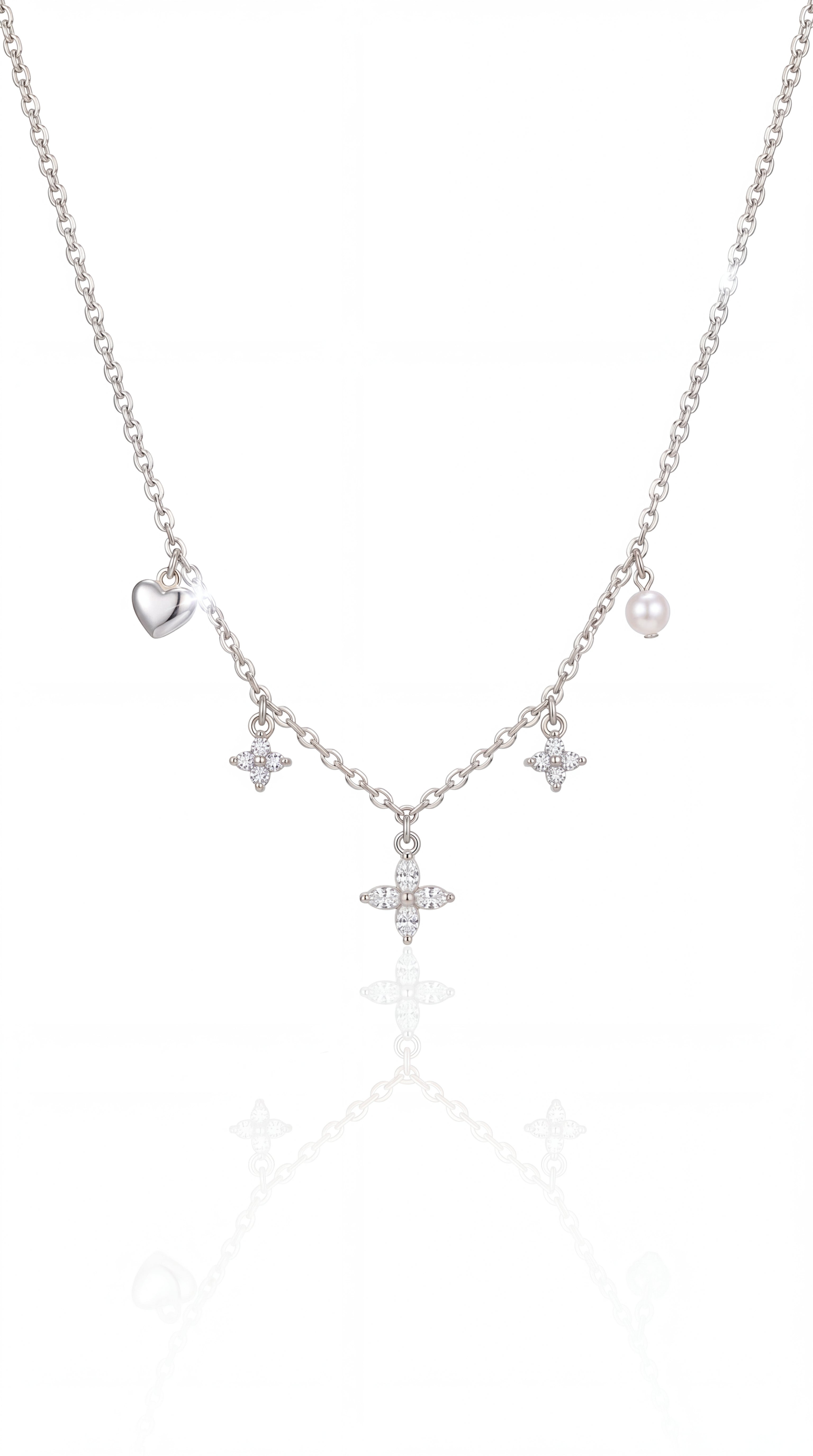 Collier Mila – Ras de cou Multi-Pampilles en Acier Inoxydable