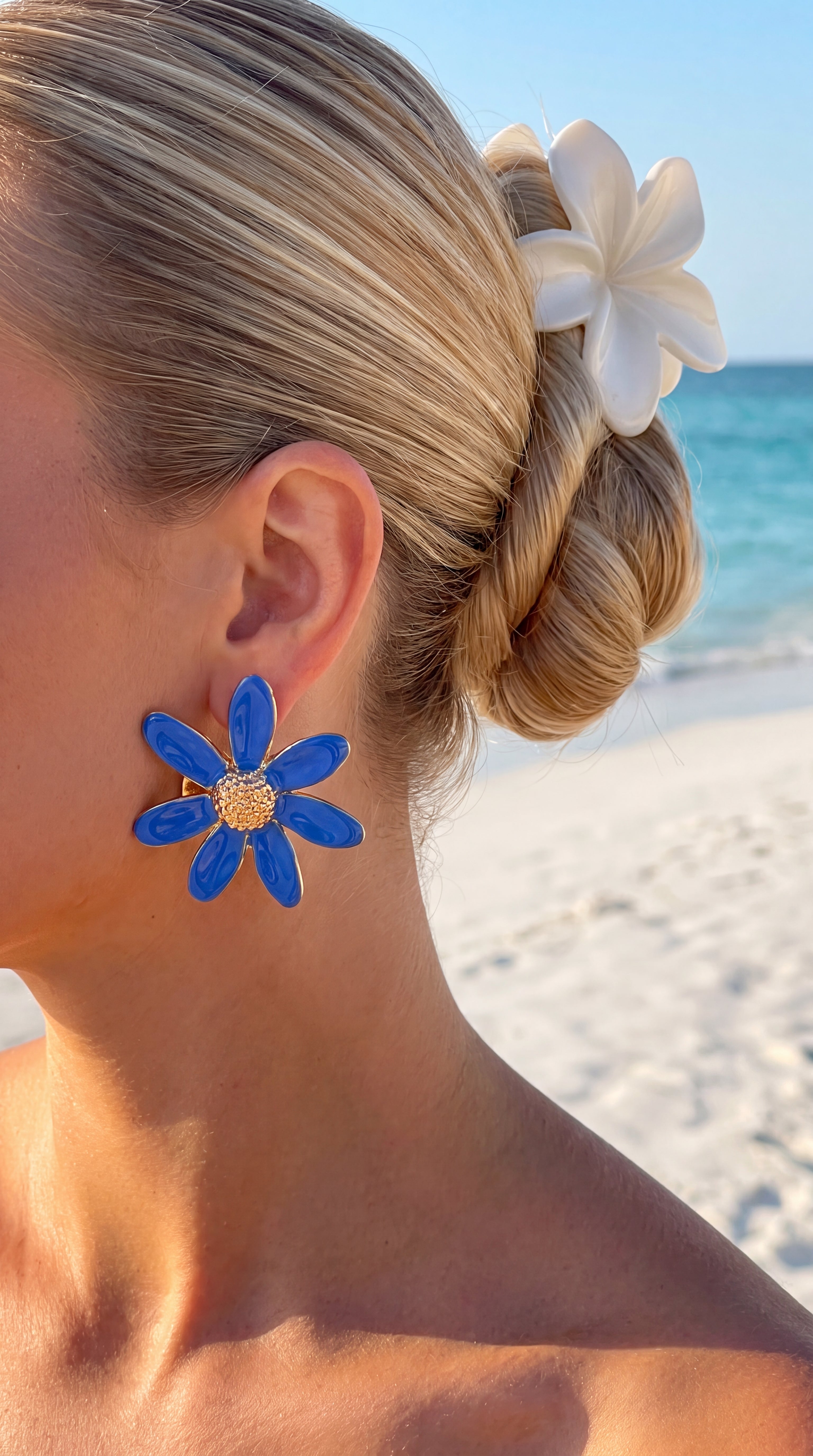 Boucles d'oreilles fleurs