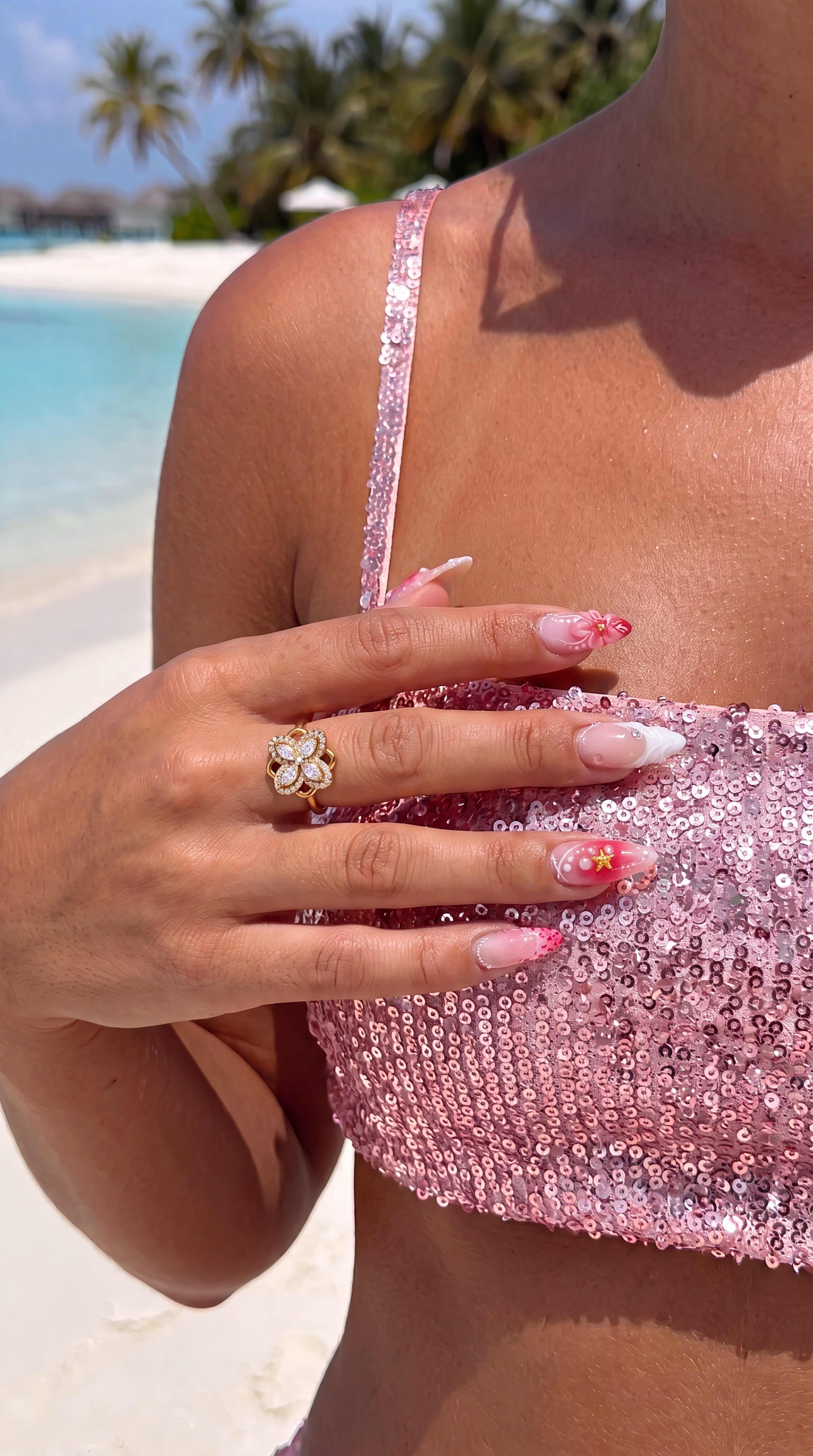 Bague  anti stress loove