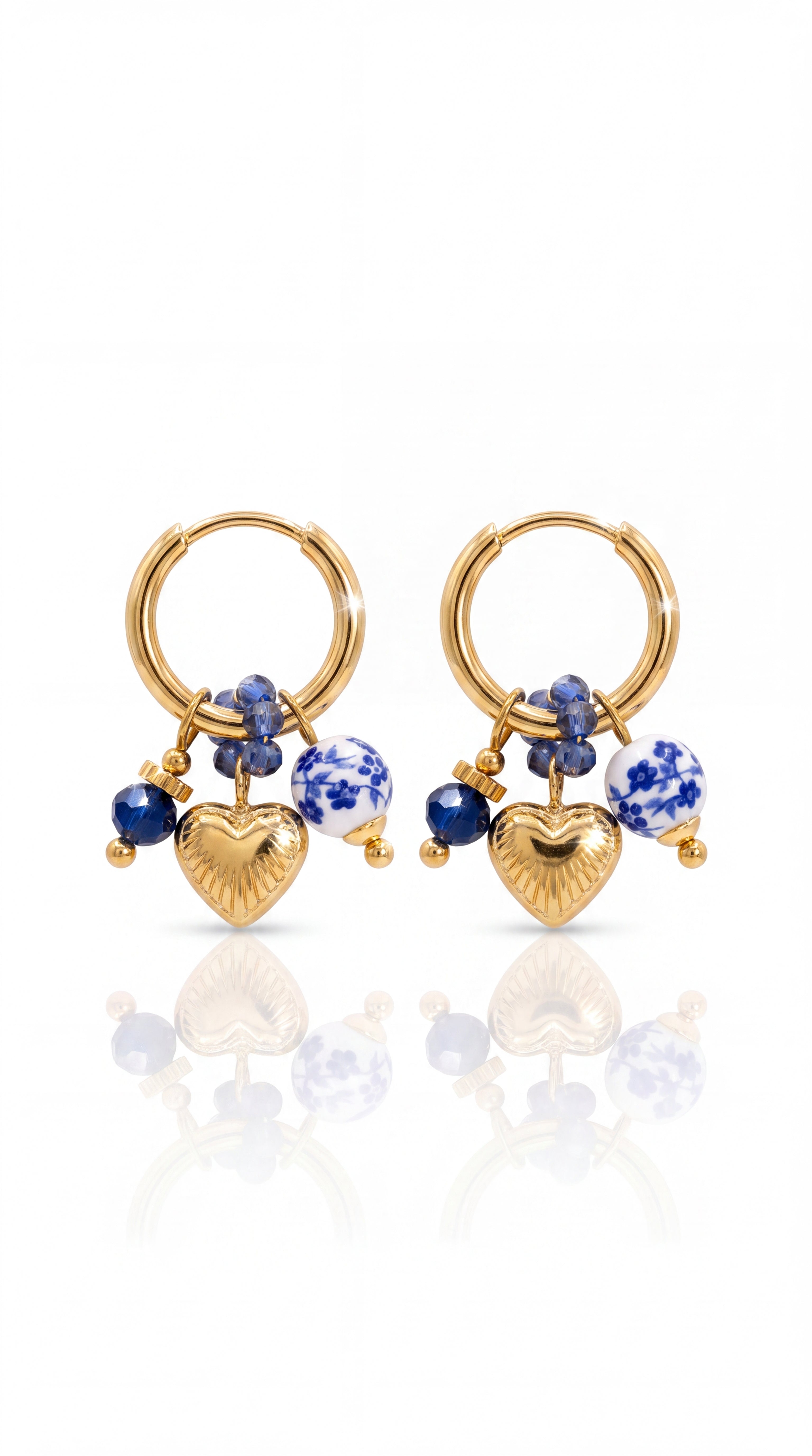 Boucles d'oreilles Santorina 💙