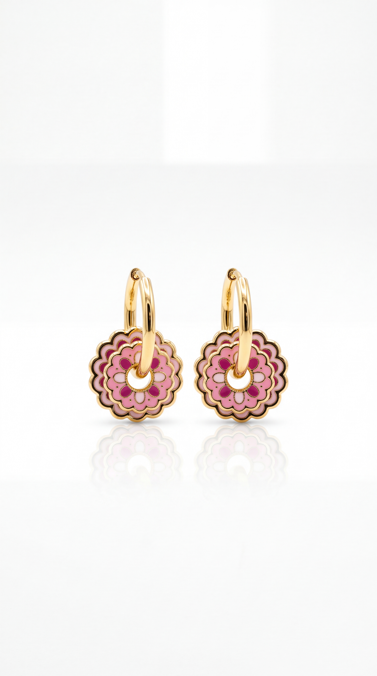 Boucles d'oreilles Rosace