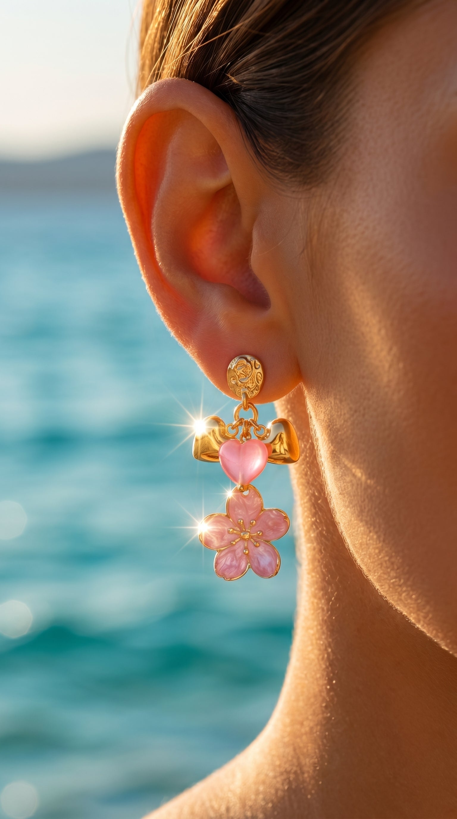 Boucles d’Oreilles "Nancy" – Douceur Florale & Élégance Colorée