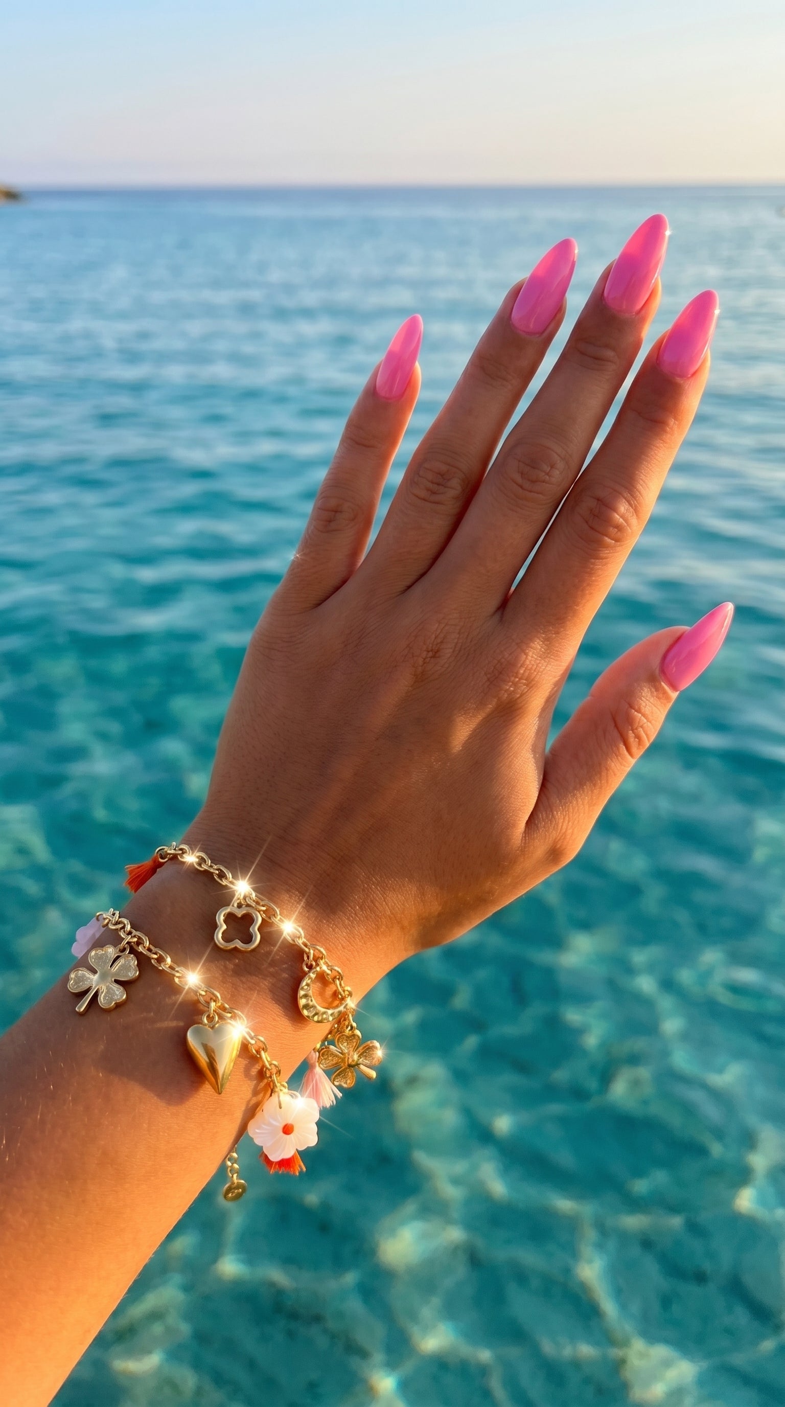 Bracelet "Gabrielle" – Charms Bohèmes & Élégance Colorée