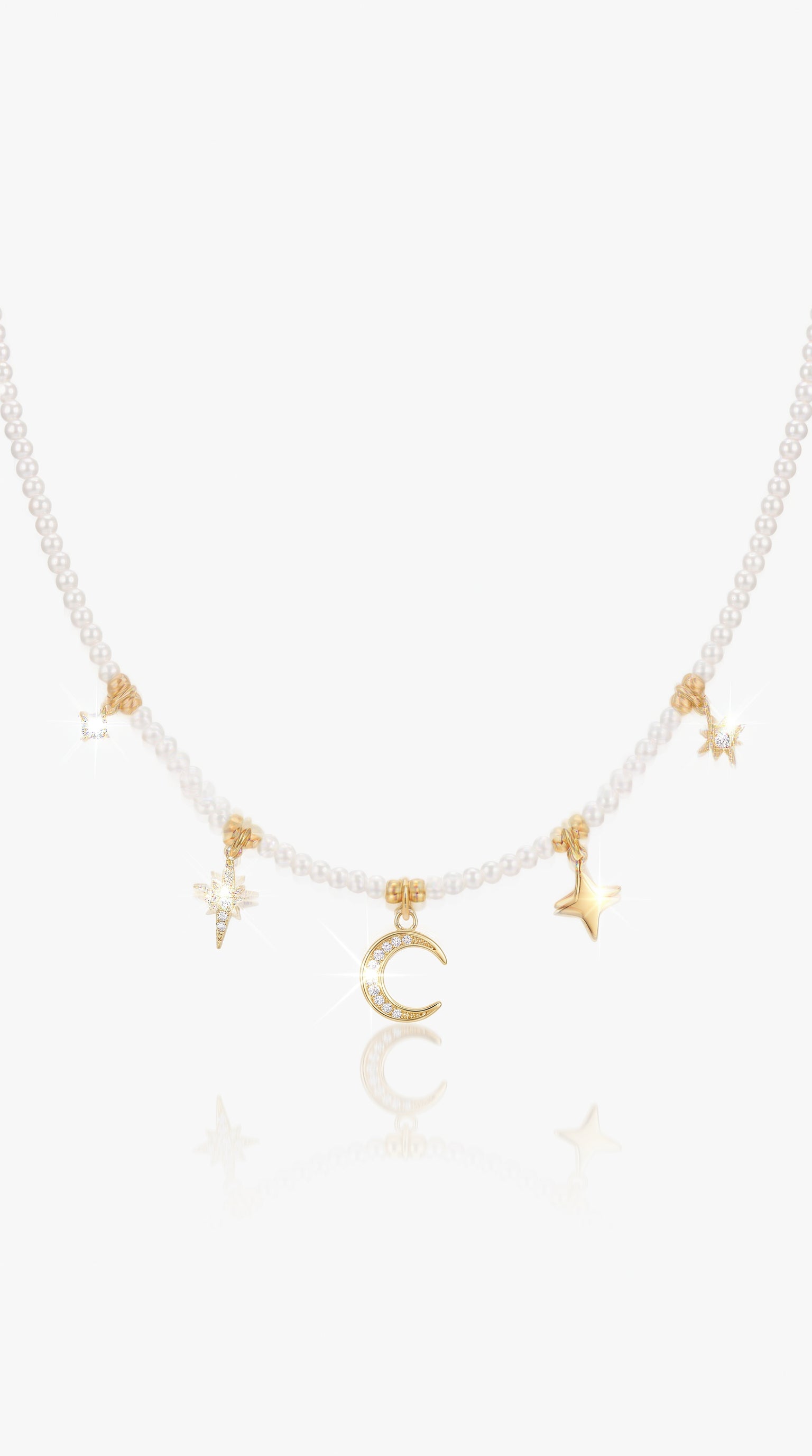 Collier "Ophelia" – Céleste, Raffiné & Lumineux