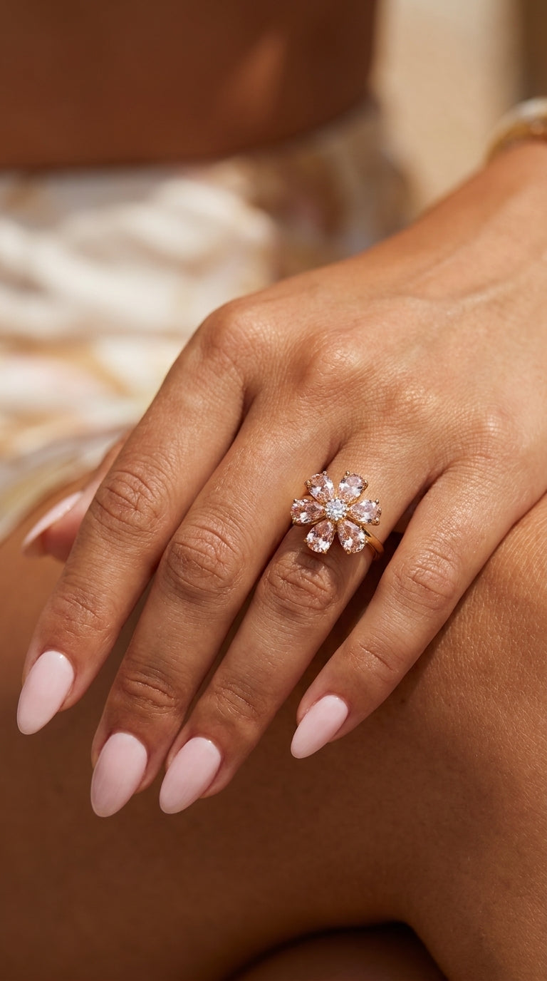 Bague anti-stress "Rosie" 🌸