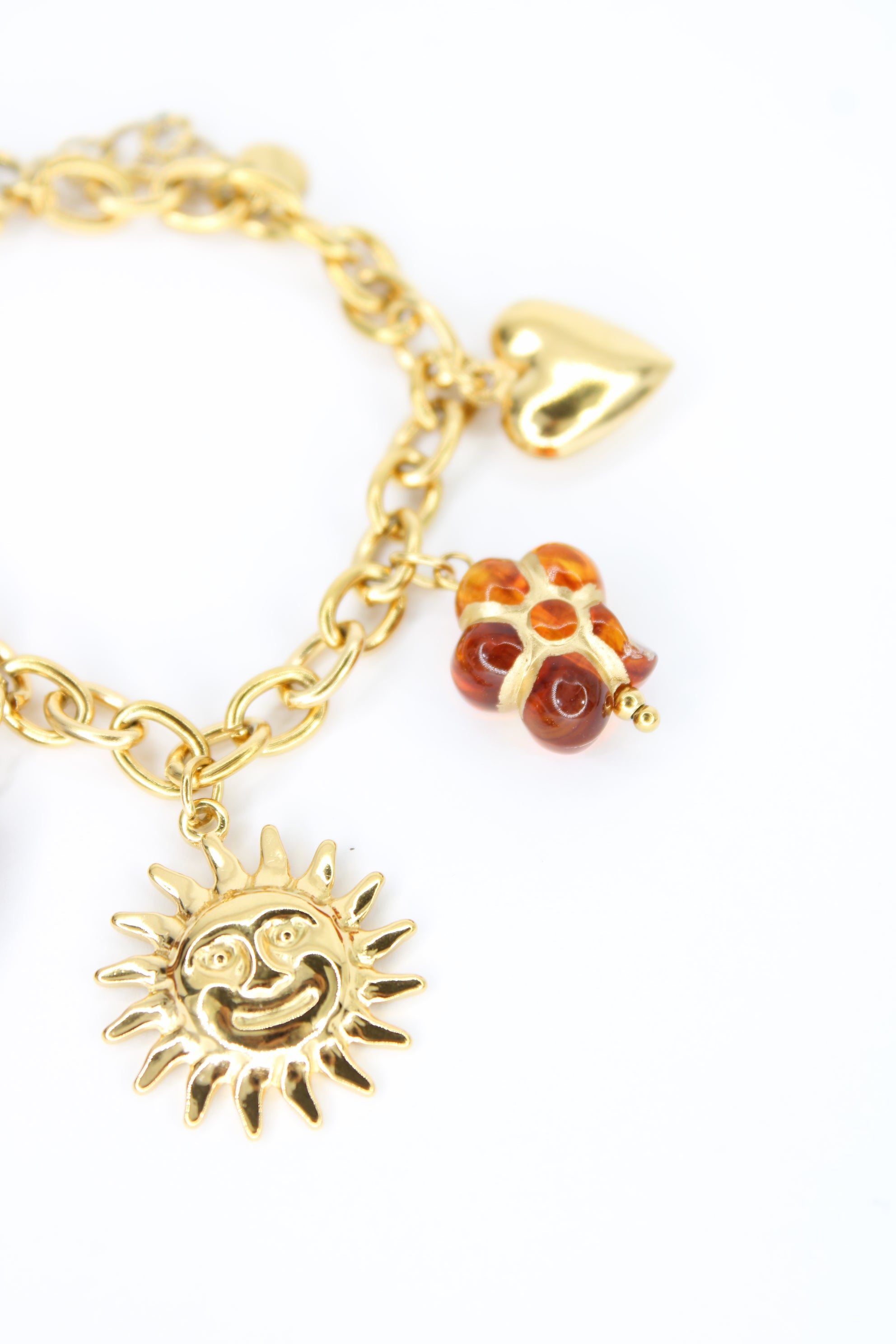 Bracelet Pralina à Breloques en Acier Inoxydable – Bijou Femme Girly Chic & Lumineux