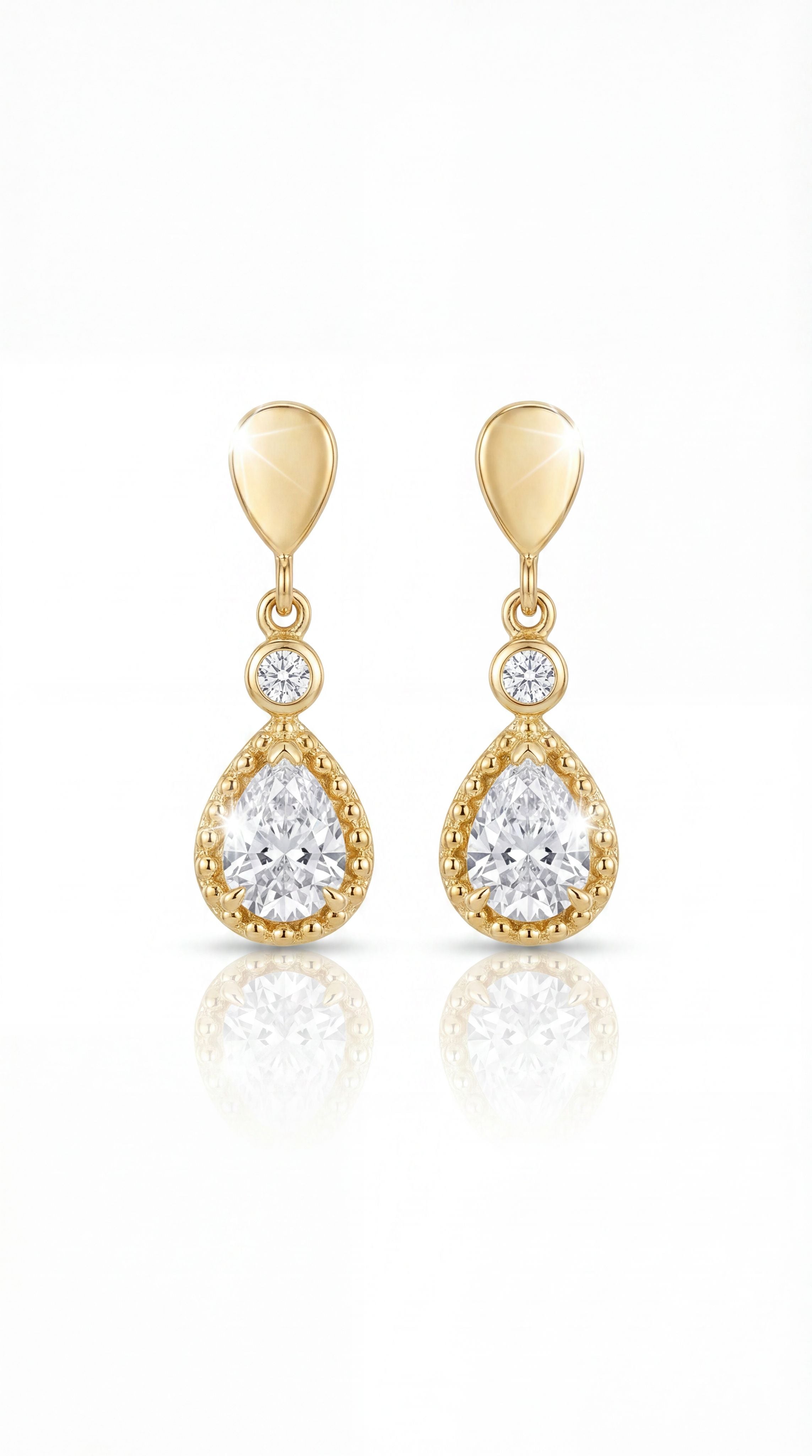 ✨ Boucles d’oreilles Lison – Éclat raffiné & lumière précieuse